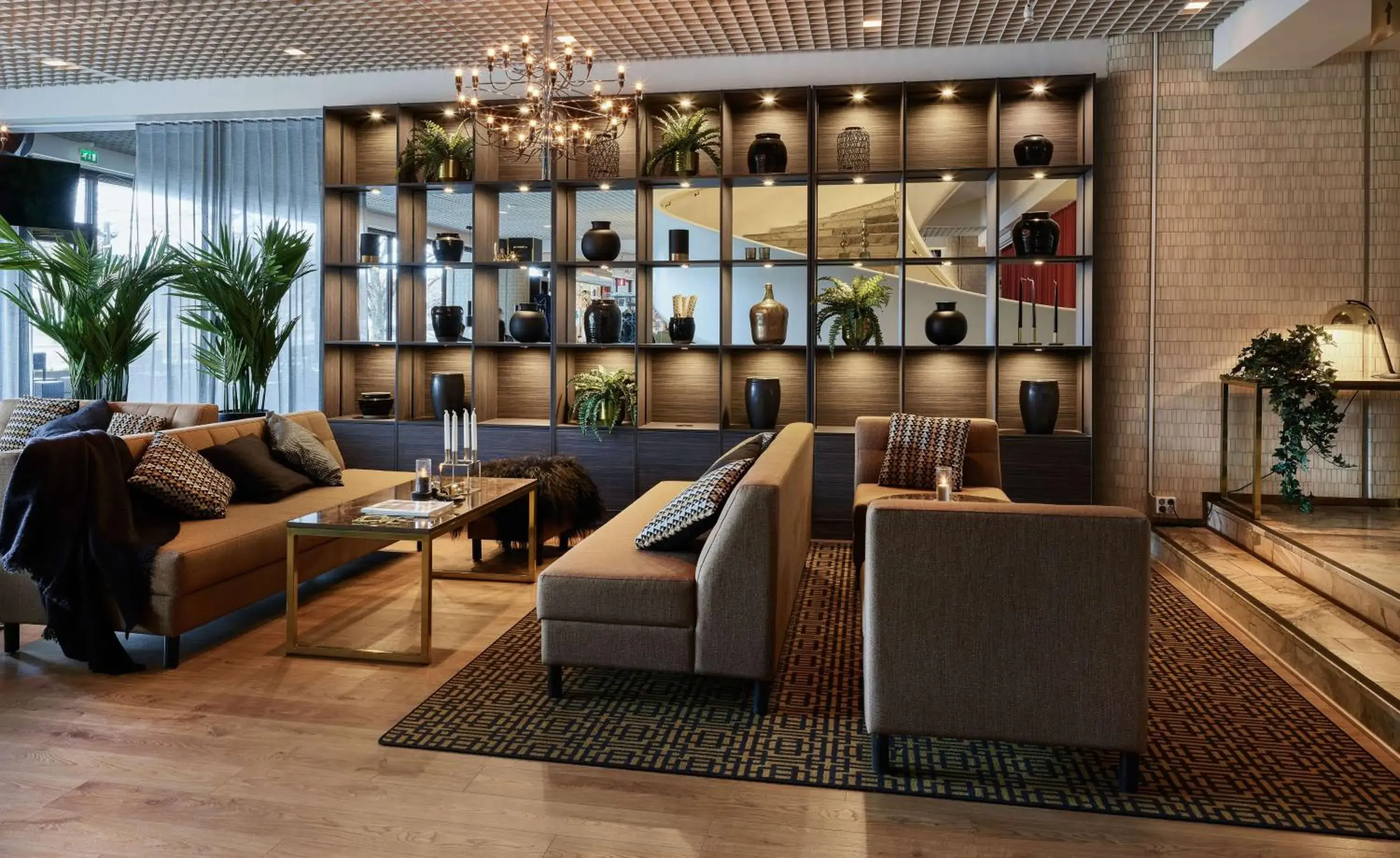 Lobby or reception in Radisson Blu Marina Palace Hotel, Turku Lobby or reception in Radisson Blu Marina Palace Hotel, Turku