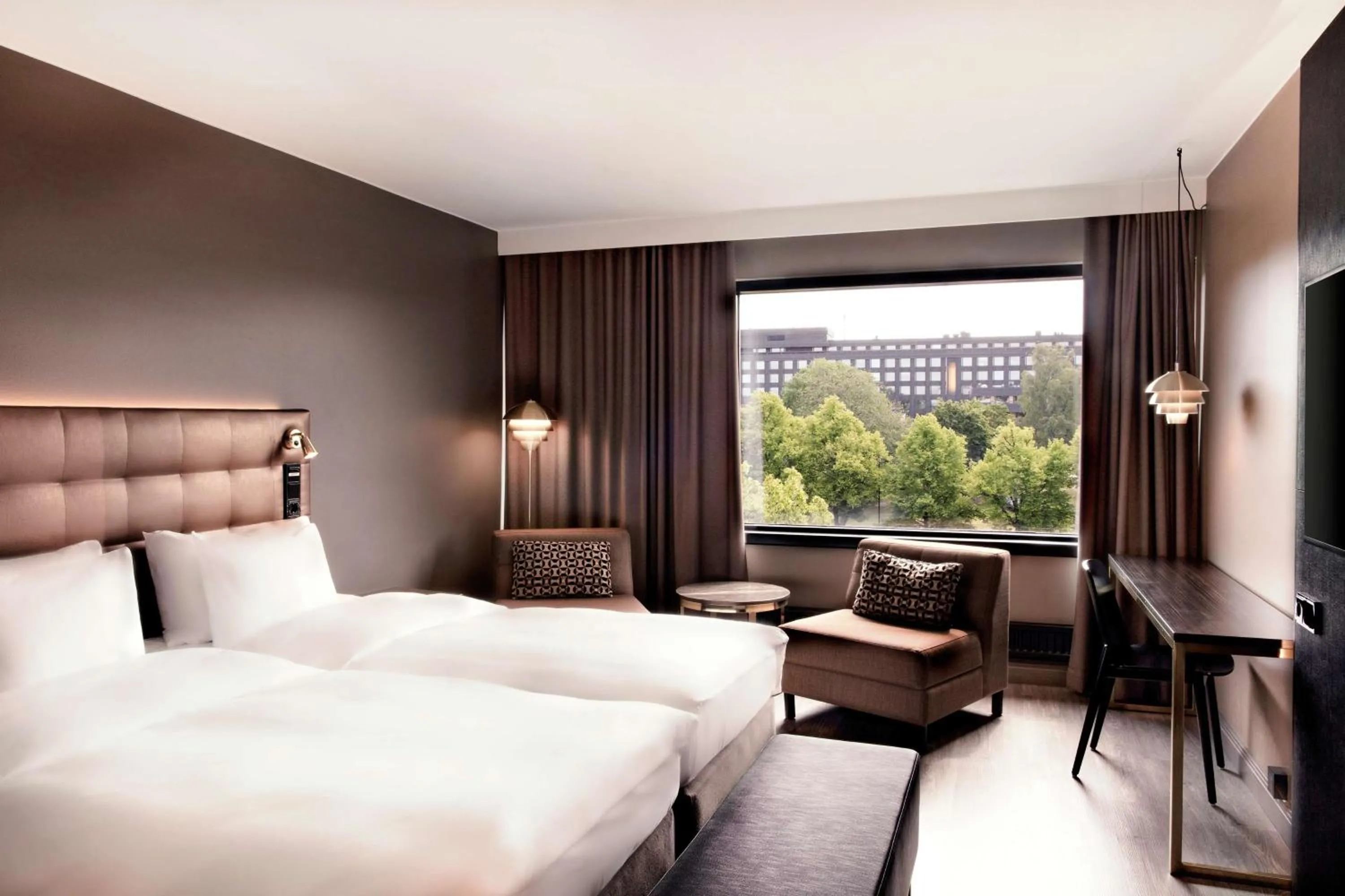 Bedroom, Bed in Radisson Blu Marina Palace Hotel, Turku