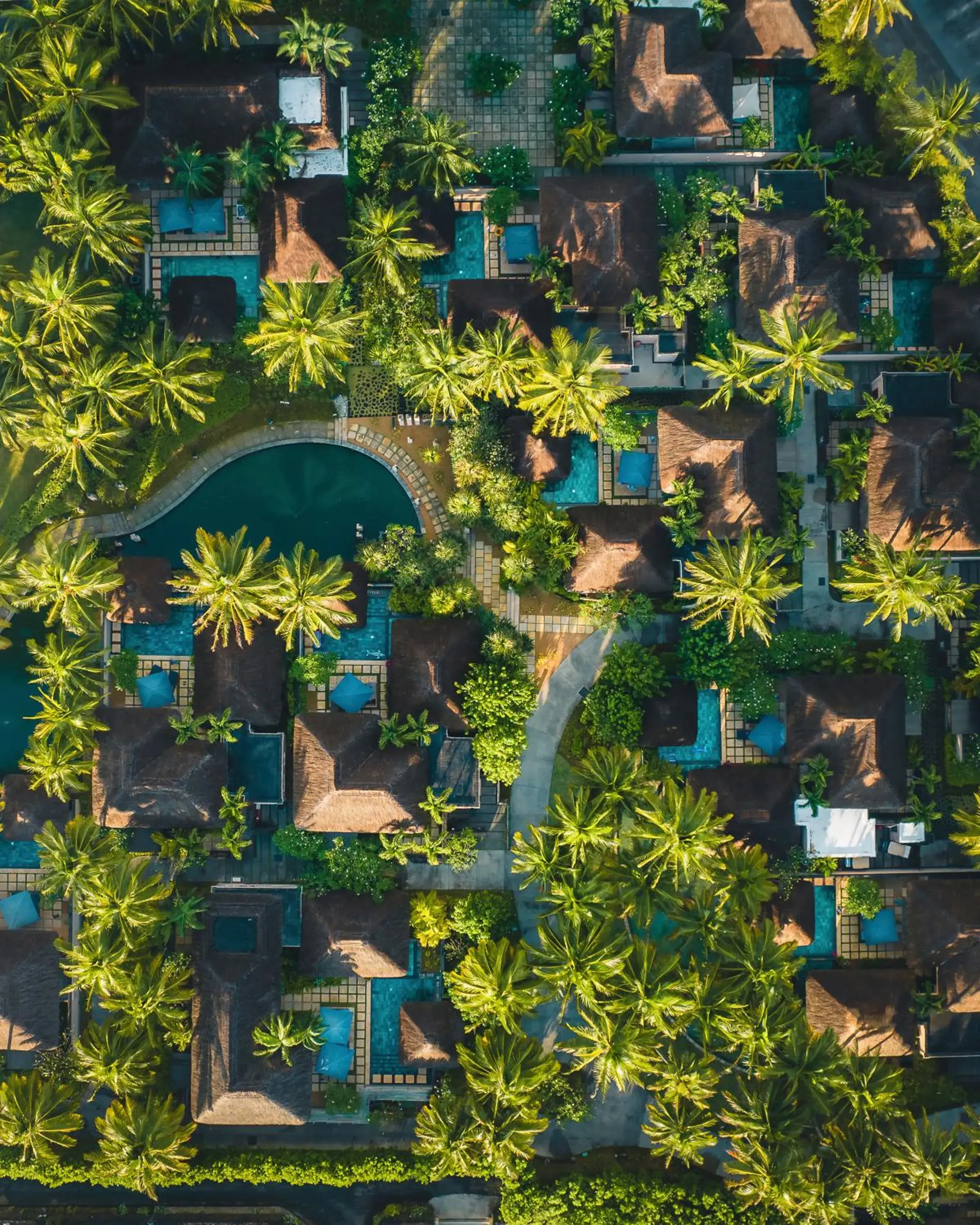 Bird's eye view in Constance Belle Mare Plage Bird's eye view in Constance Belle Mare Plage
