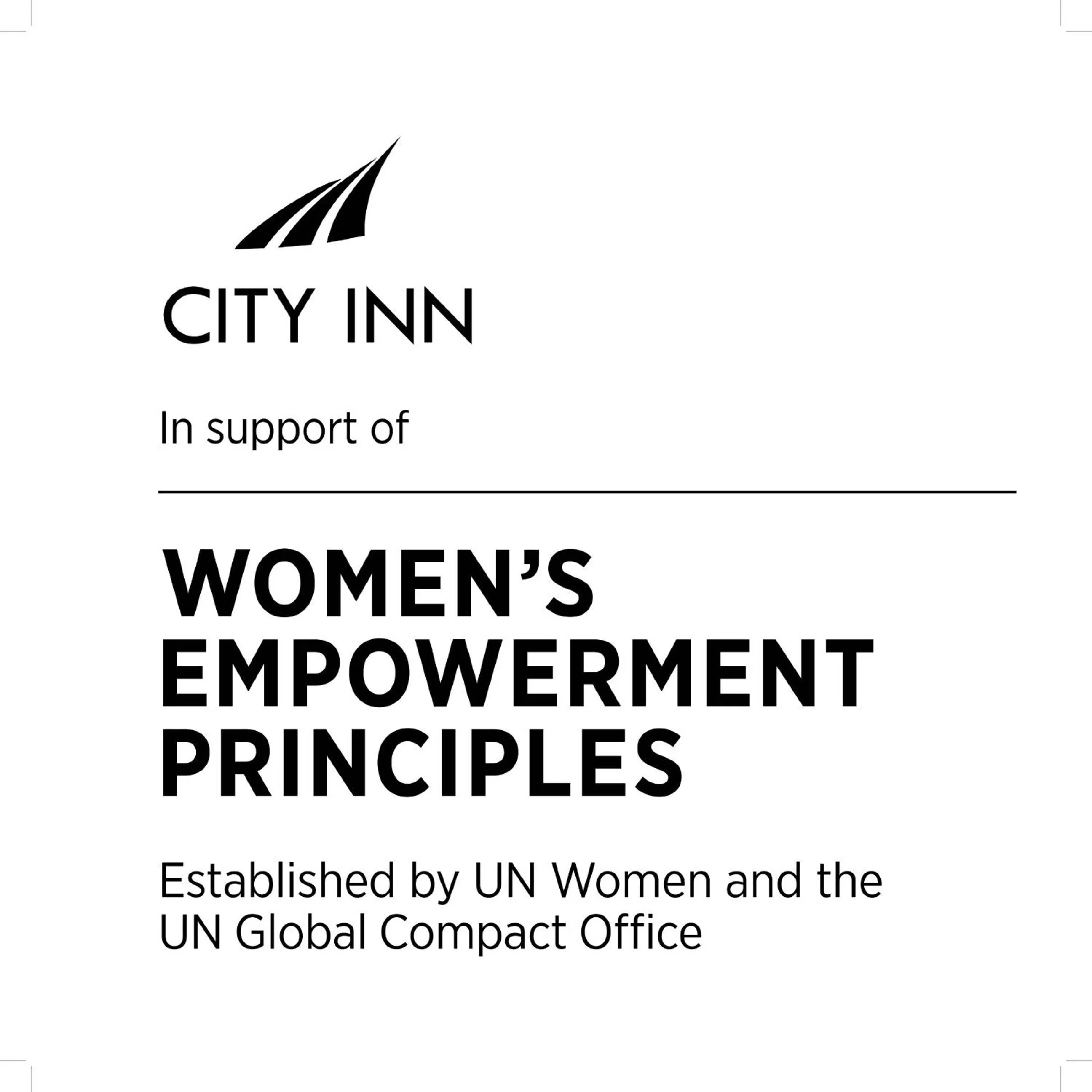 Certificate/Award in City Inn