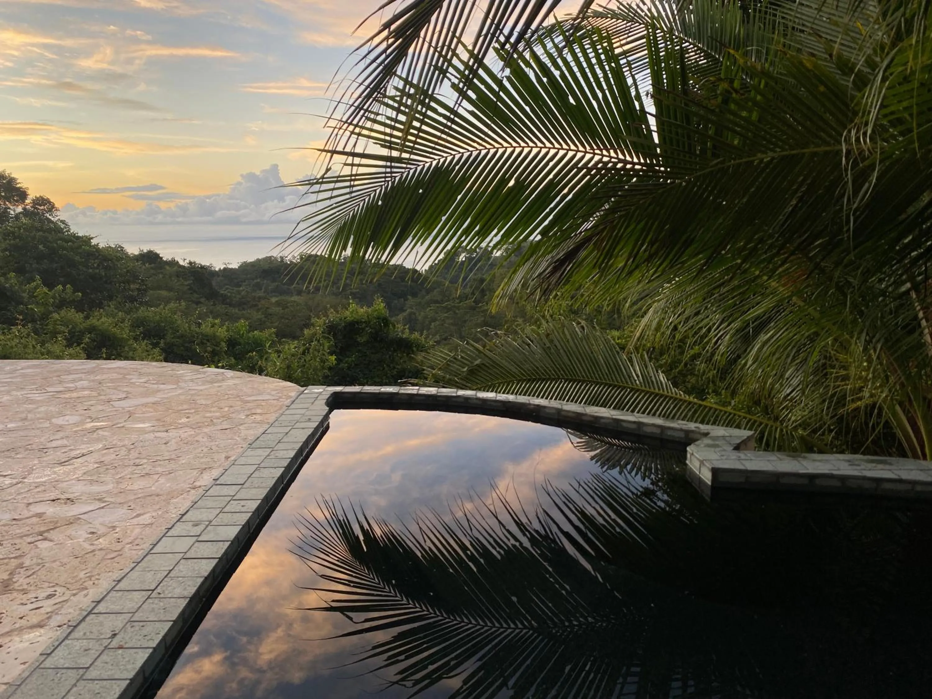 Swimming pool in Private Home in Montezuma with Ocean View