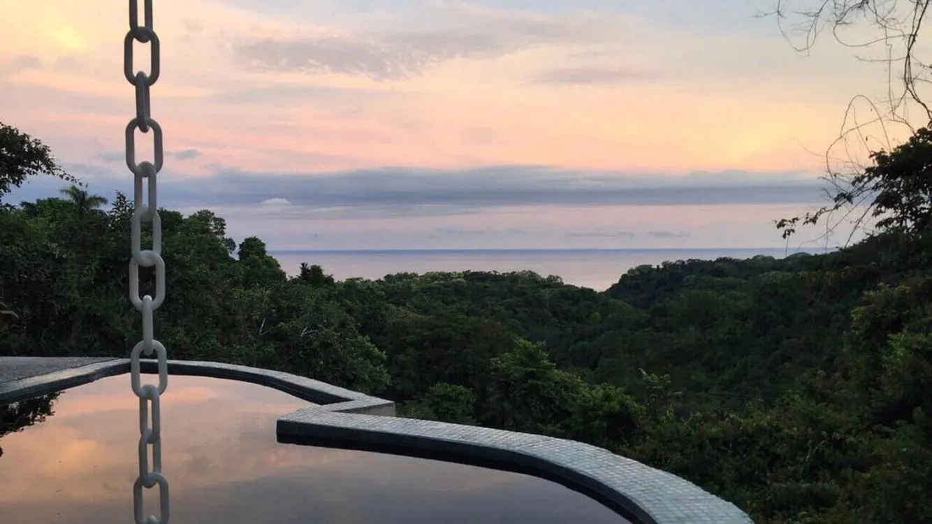 Swimming pool in Private Home in Montezuma with Ocean View