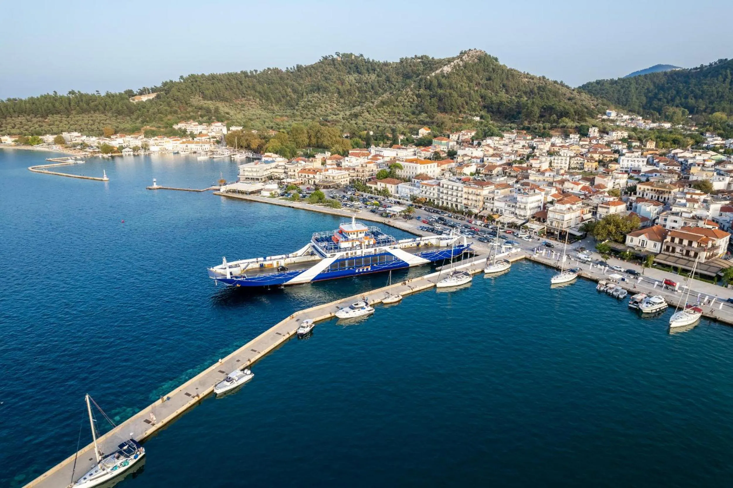 Bird's eye view in Hotel Timoleon