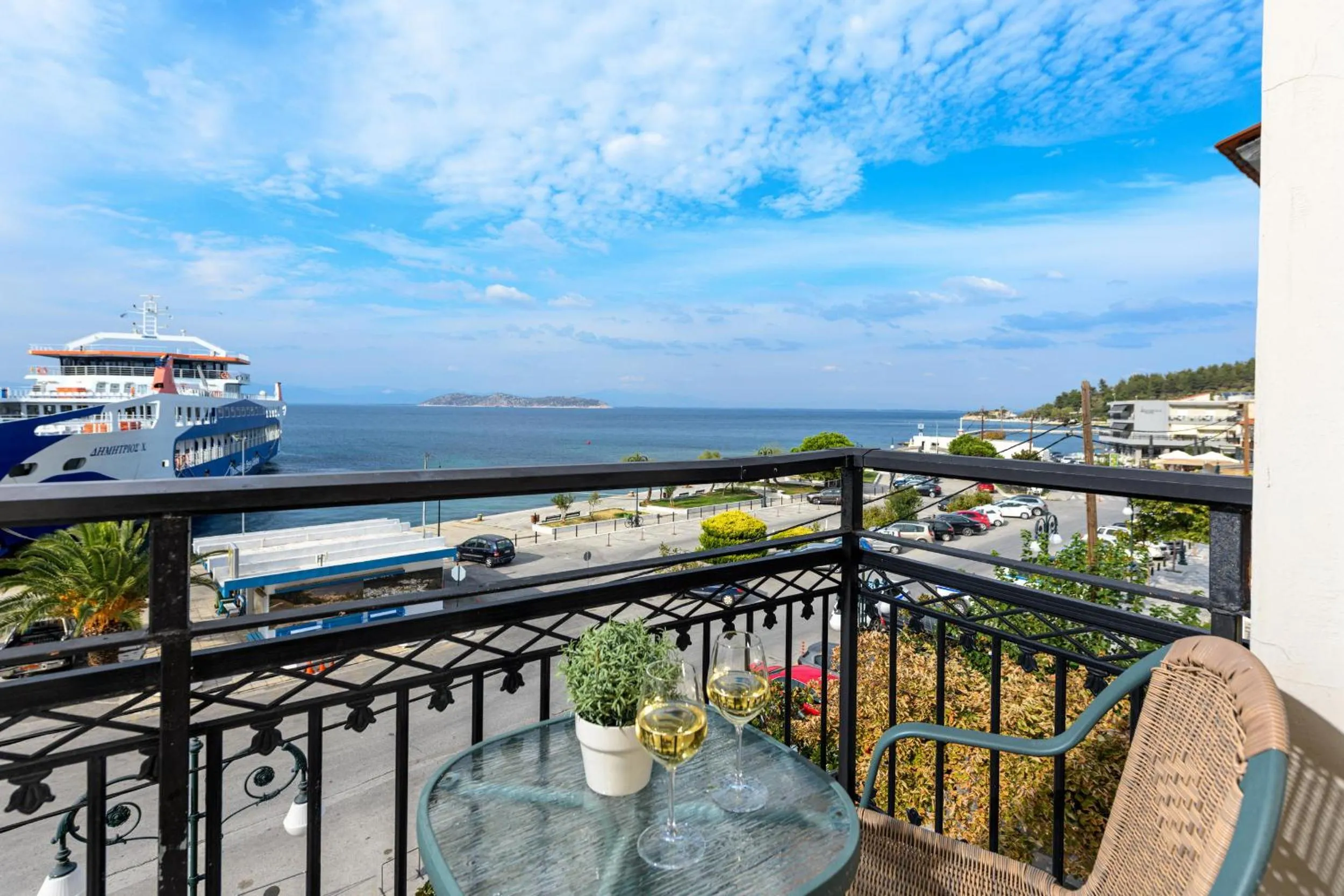 Sea view in Hotel Timoleon