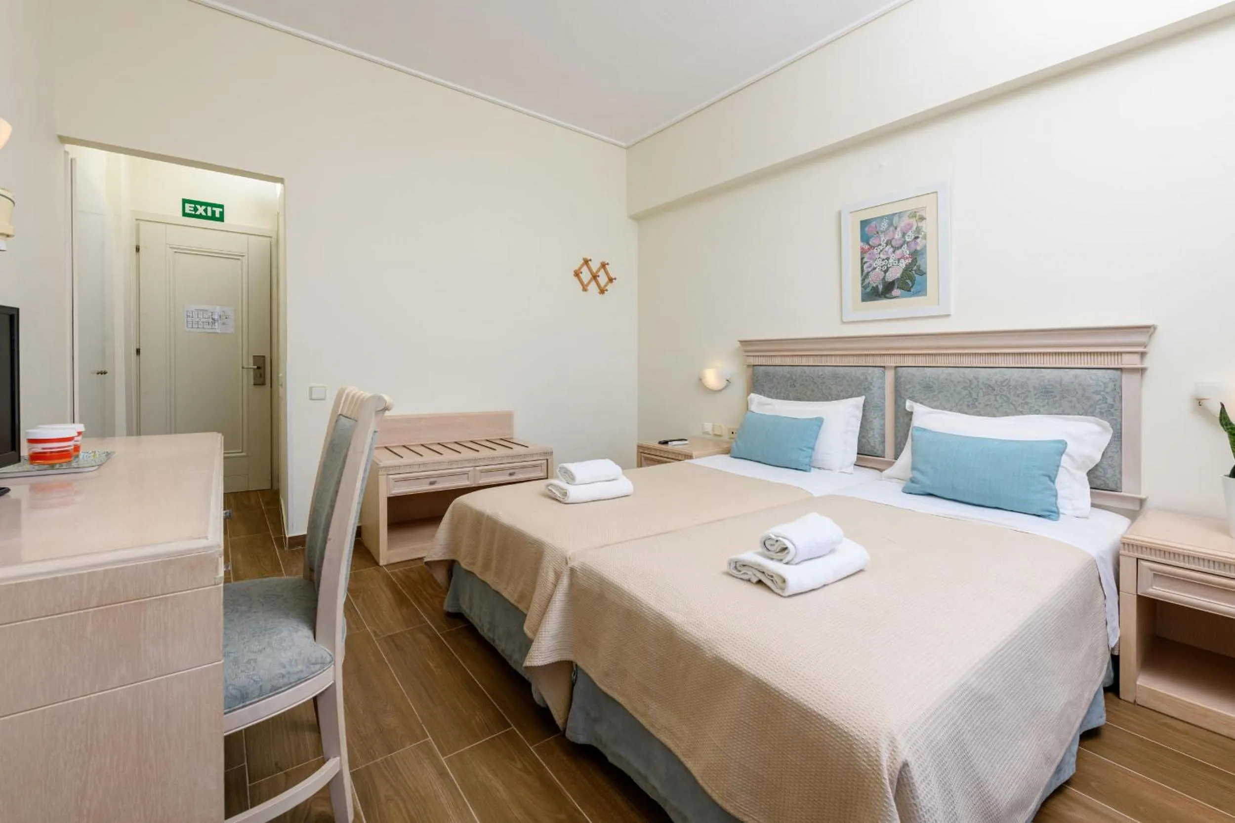 Bed in Hotel Timoleon