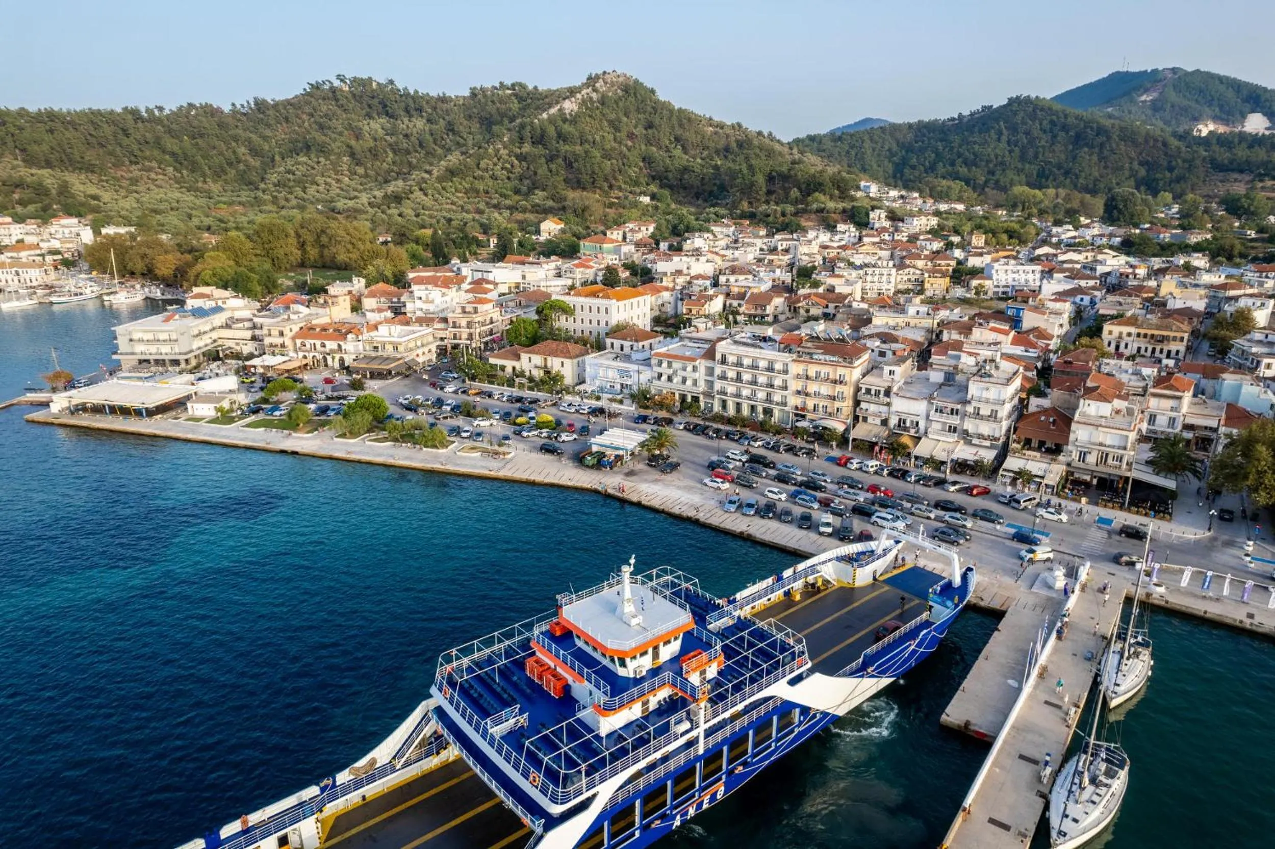 Bird's eye view in Hotel Timoleon