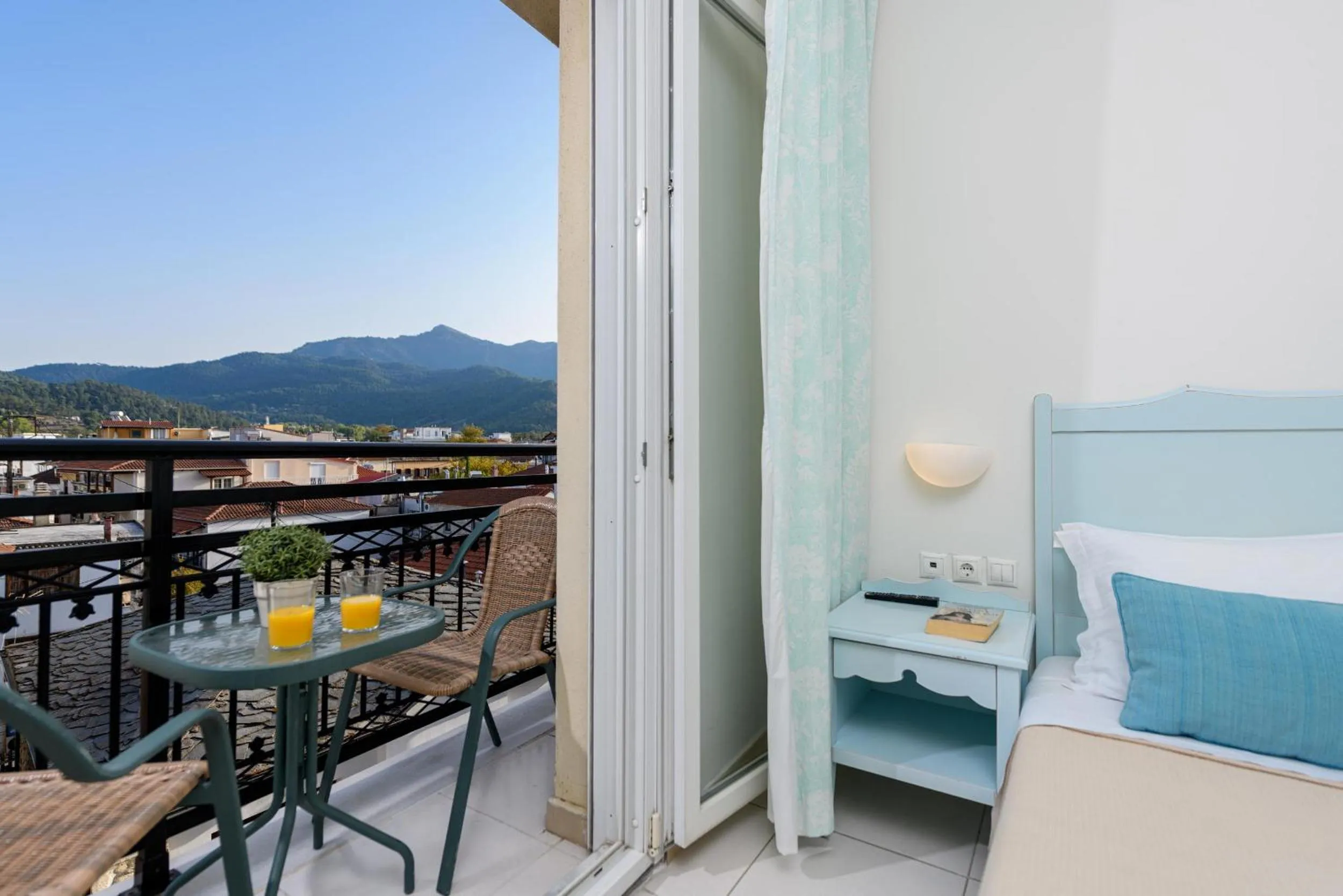 Mountain view in Hotel Timoleon