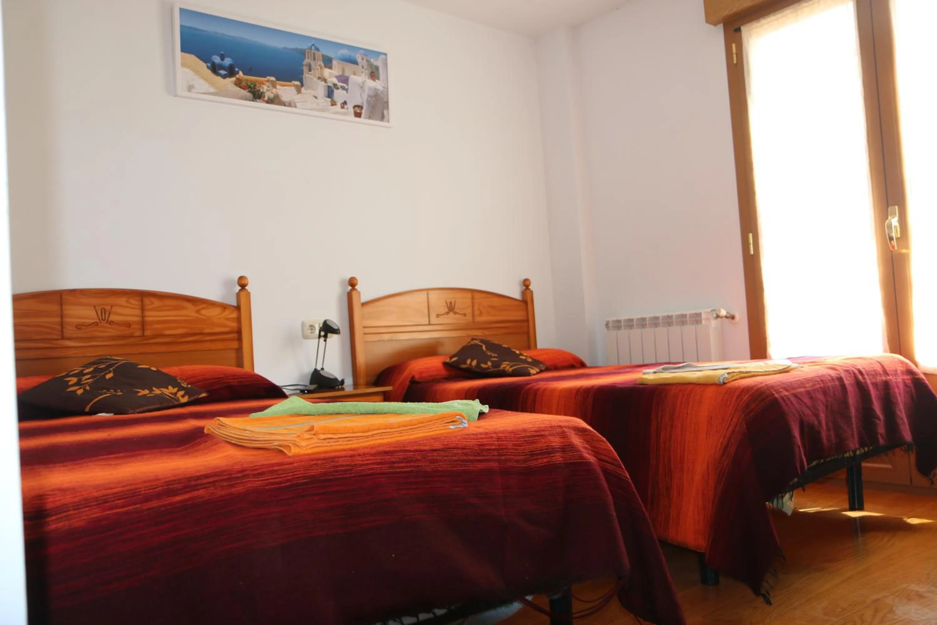 Bed in Hostal La Plaza