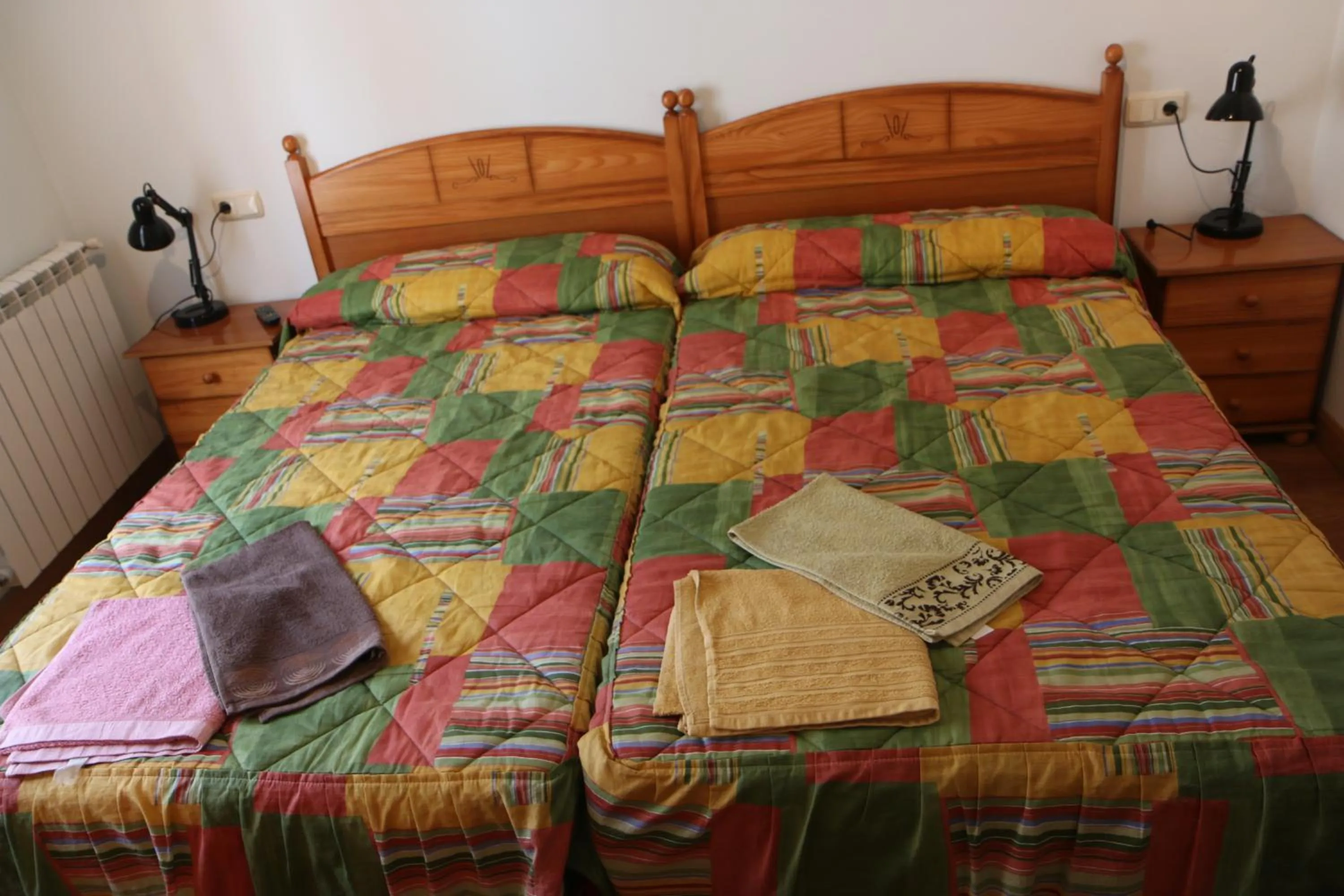 Bed in Hostal La Plaza