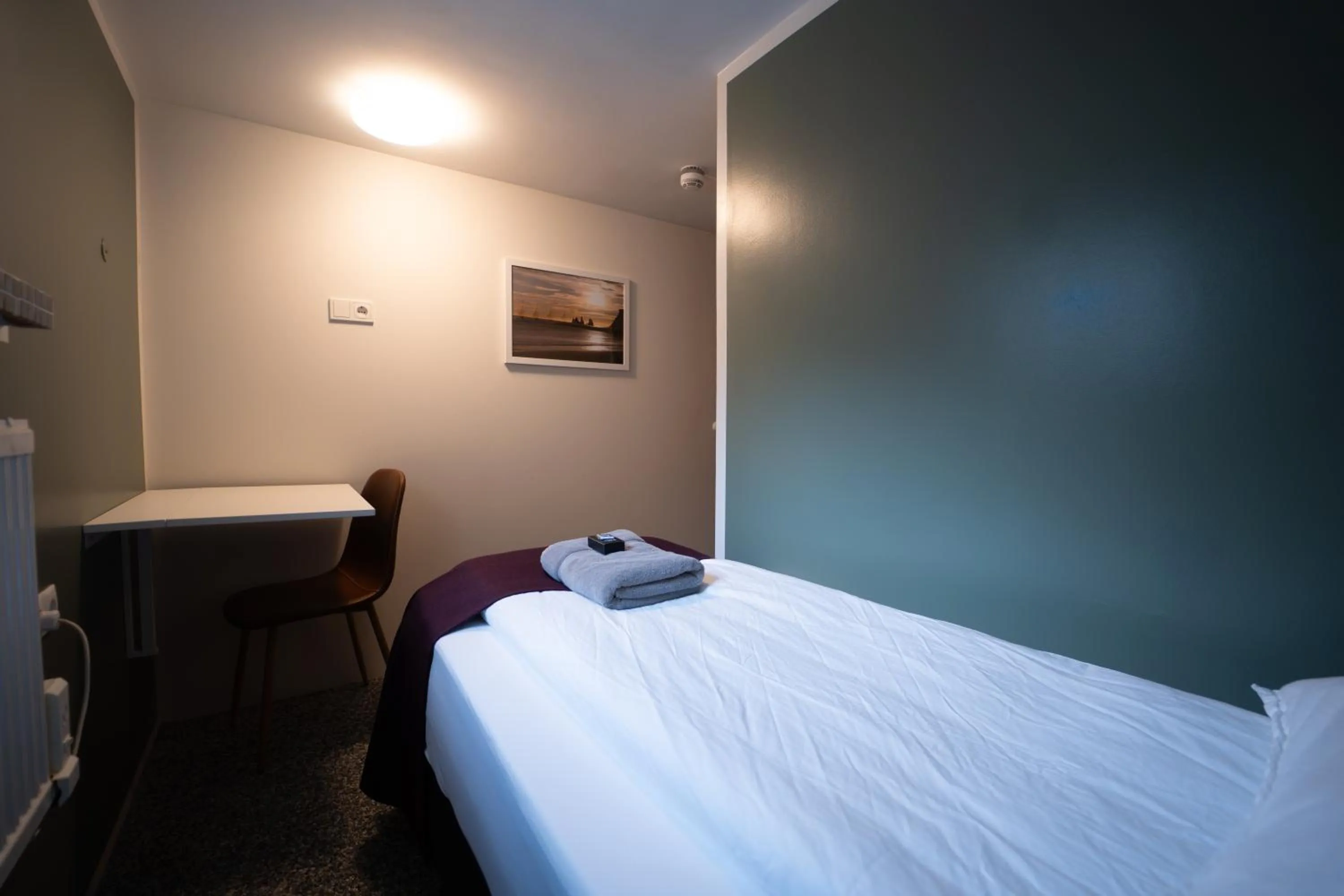 Bed in Vik Tröll Hotel