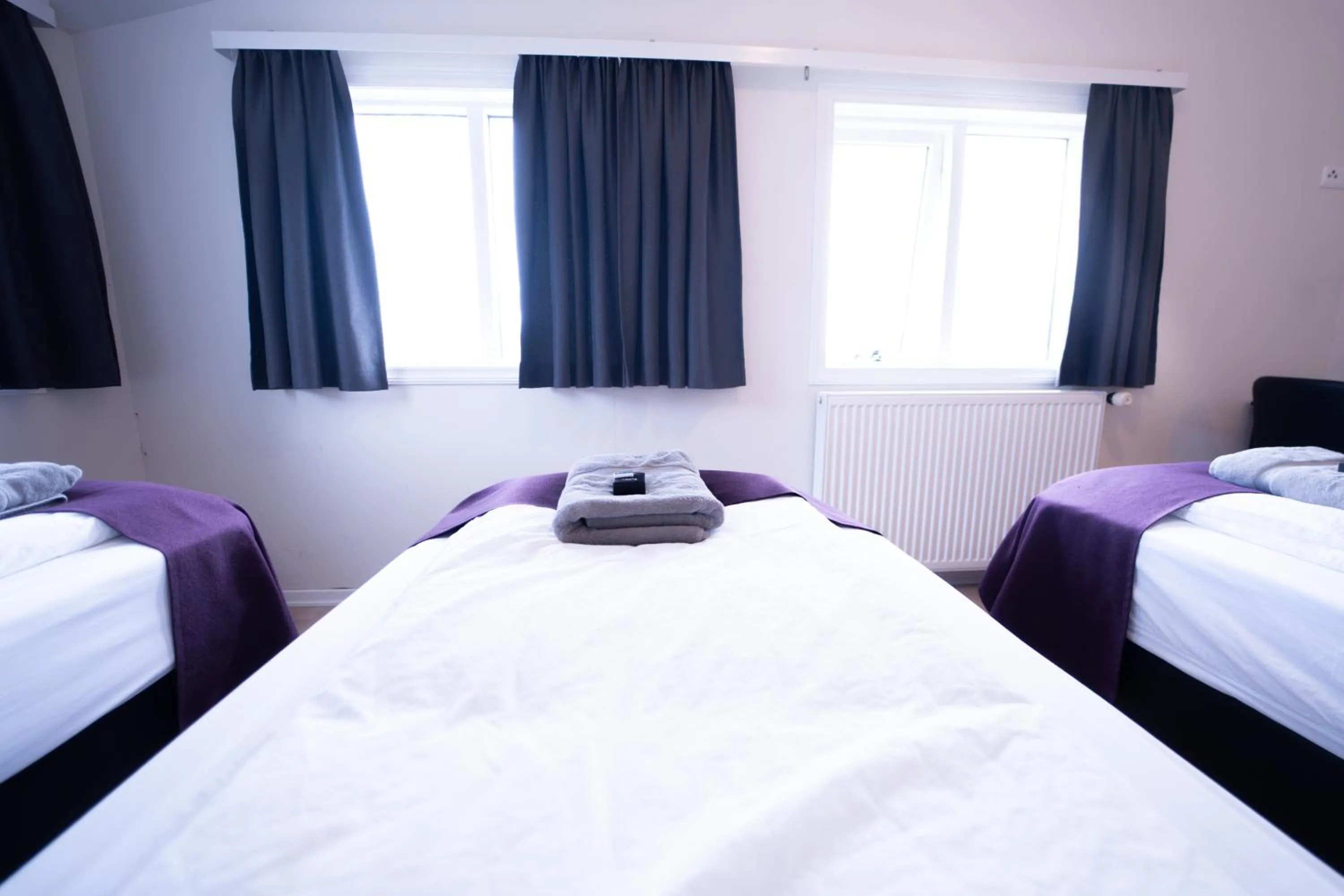 Bed in Vik Tröll Hotel