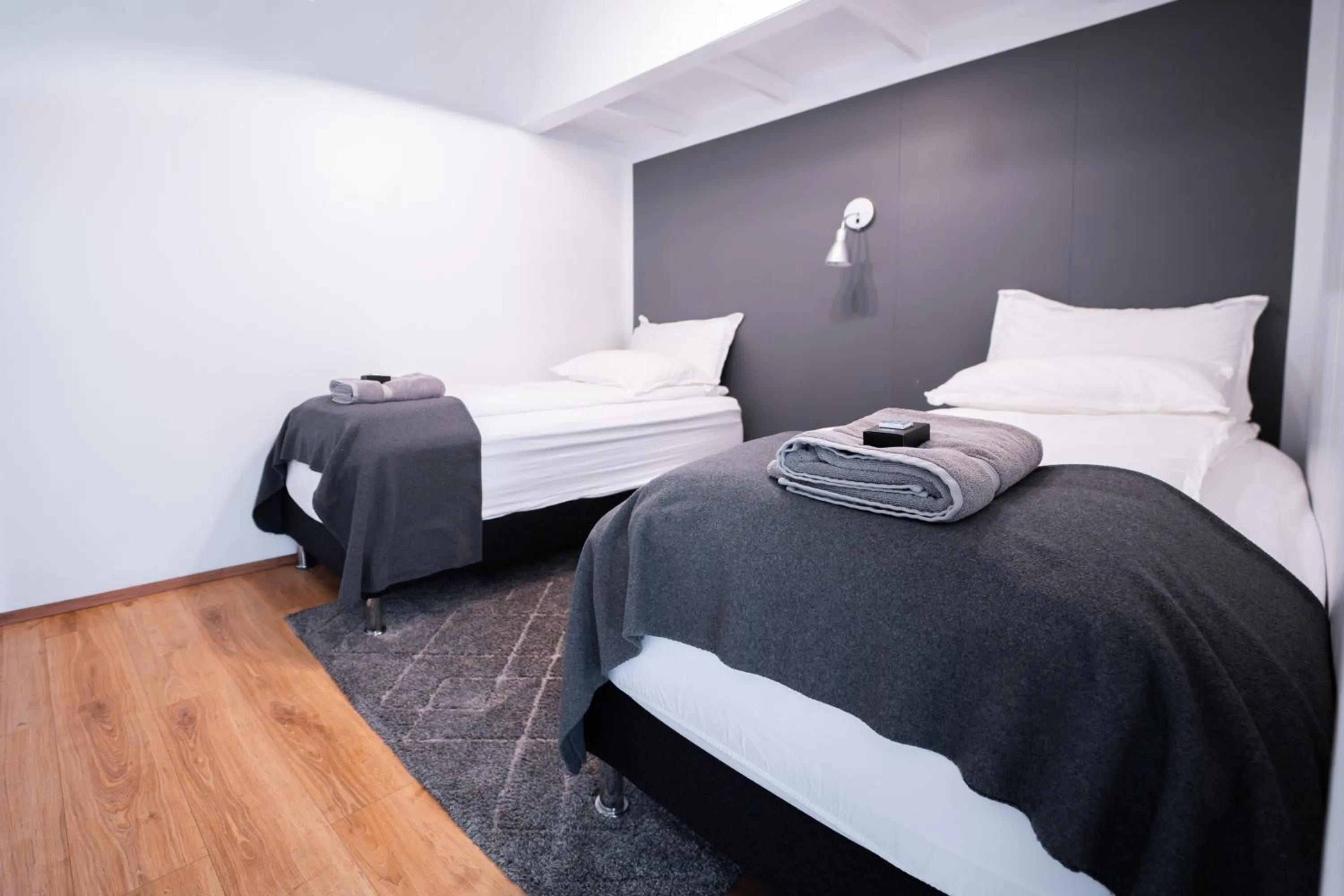 Bed in Vik Tröll Hotel