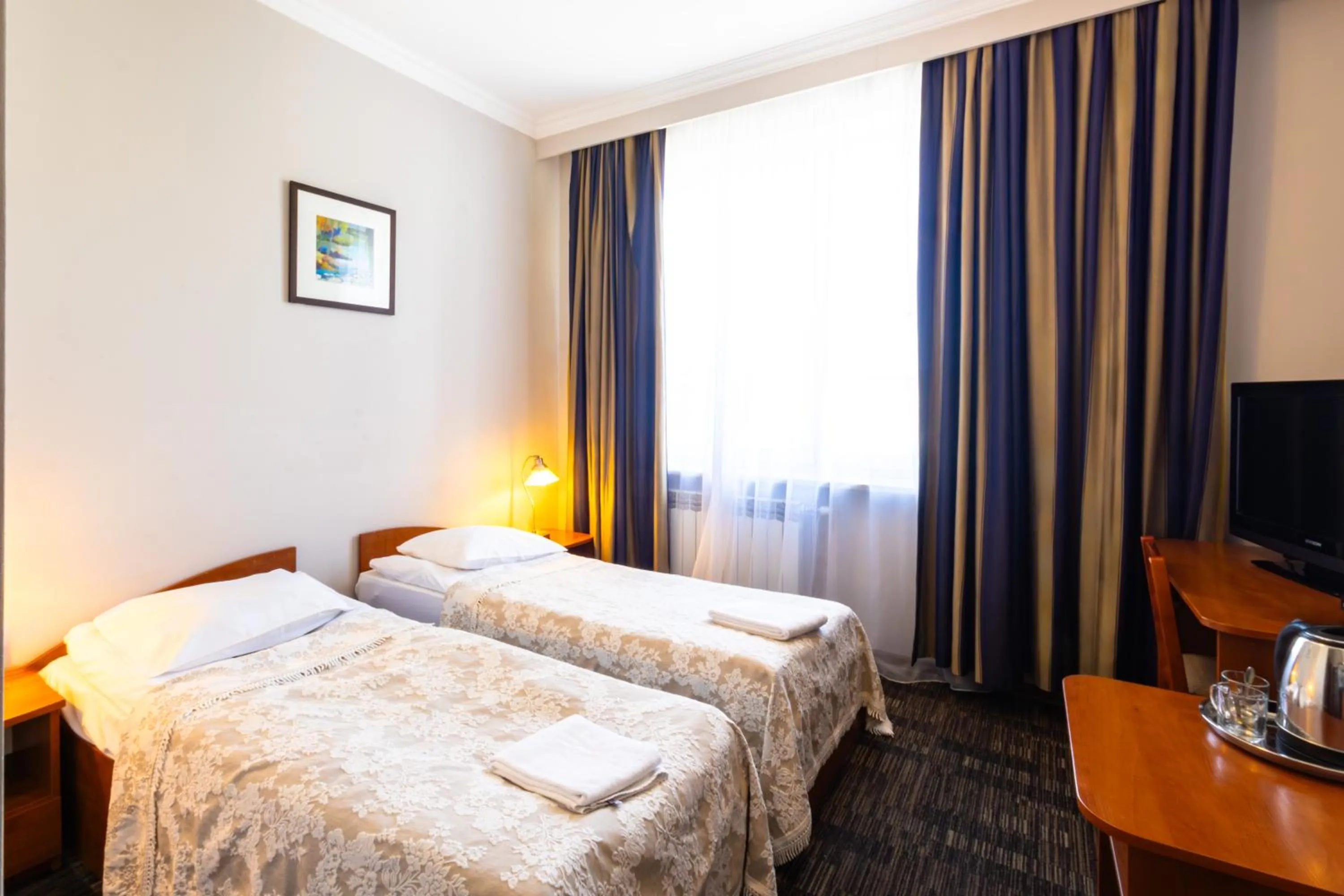 Bed in Noclegi Stadion Bed & Breakfast