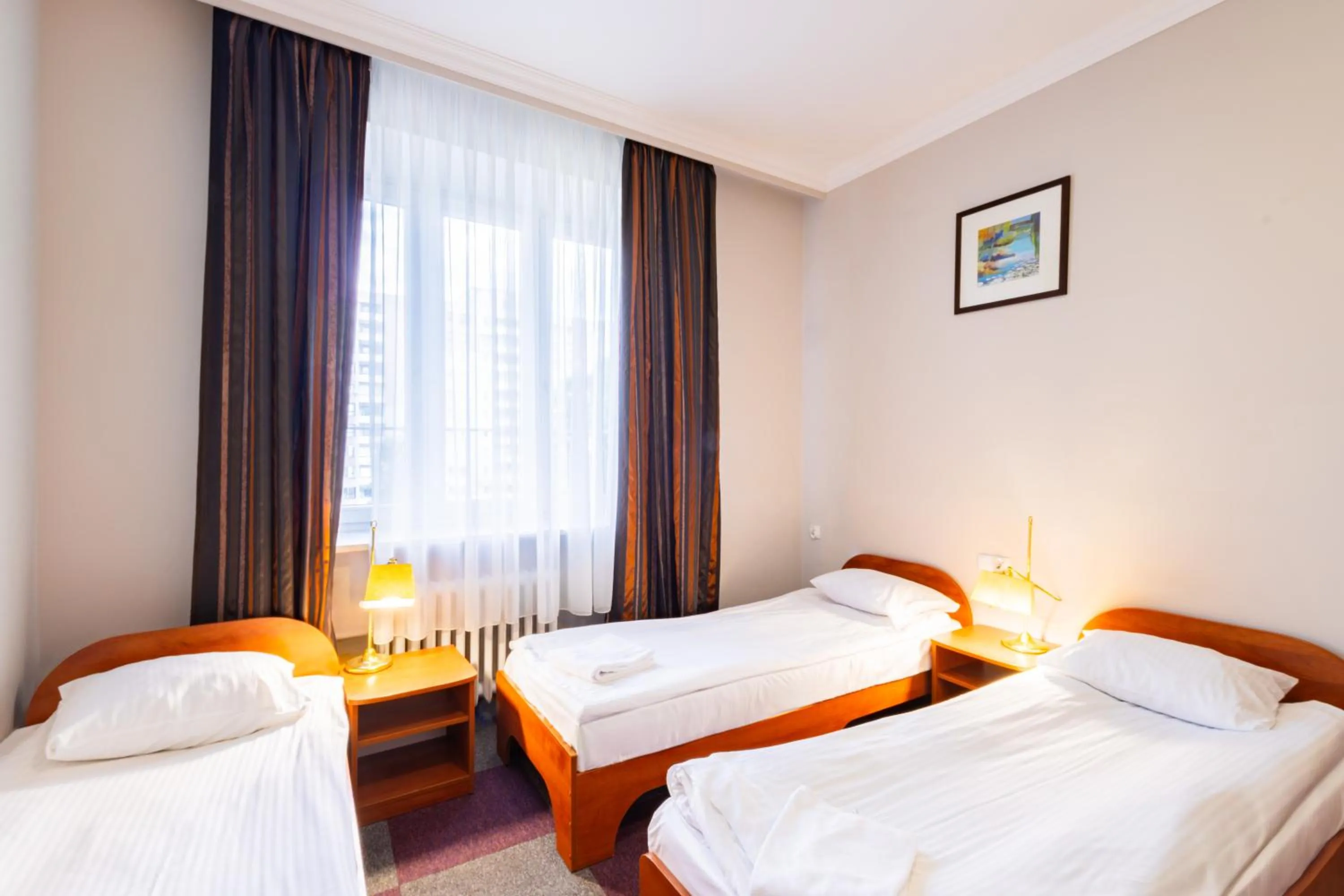 Bed in Noclegi Stadion Bed & Breakfast