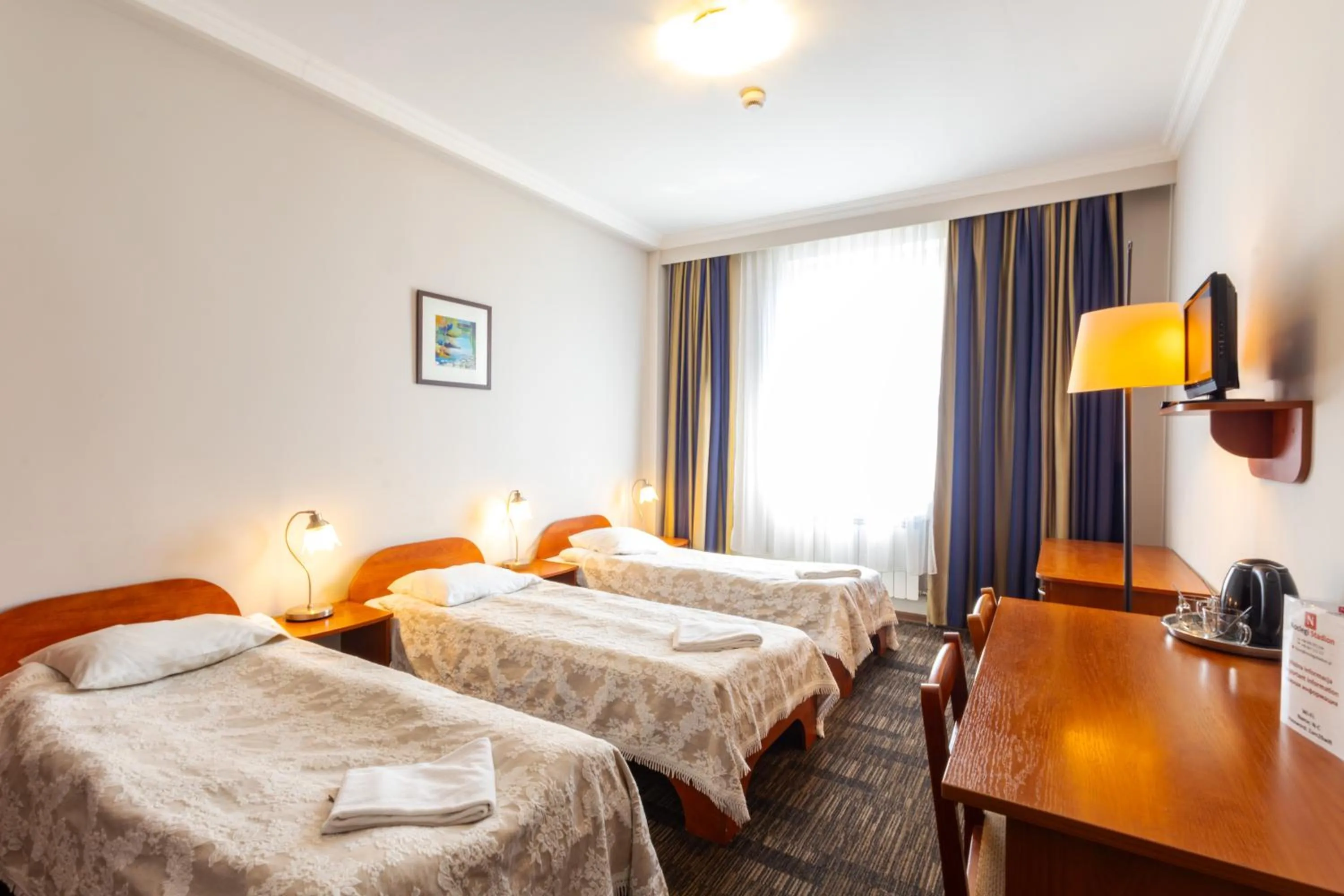 Bed in Noclegi Stadion Bed & Breakfast