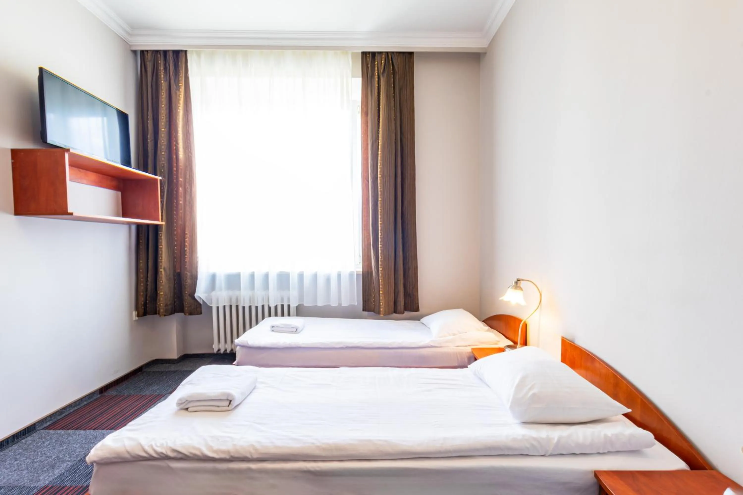 Bed in Noclegi Stadion Bed & Breakfast