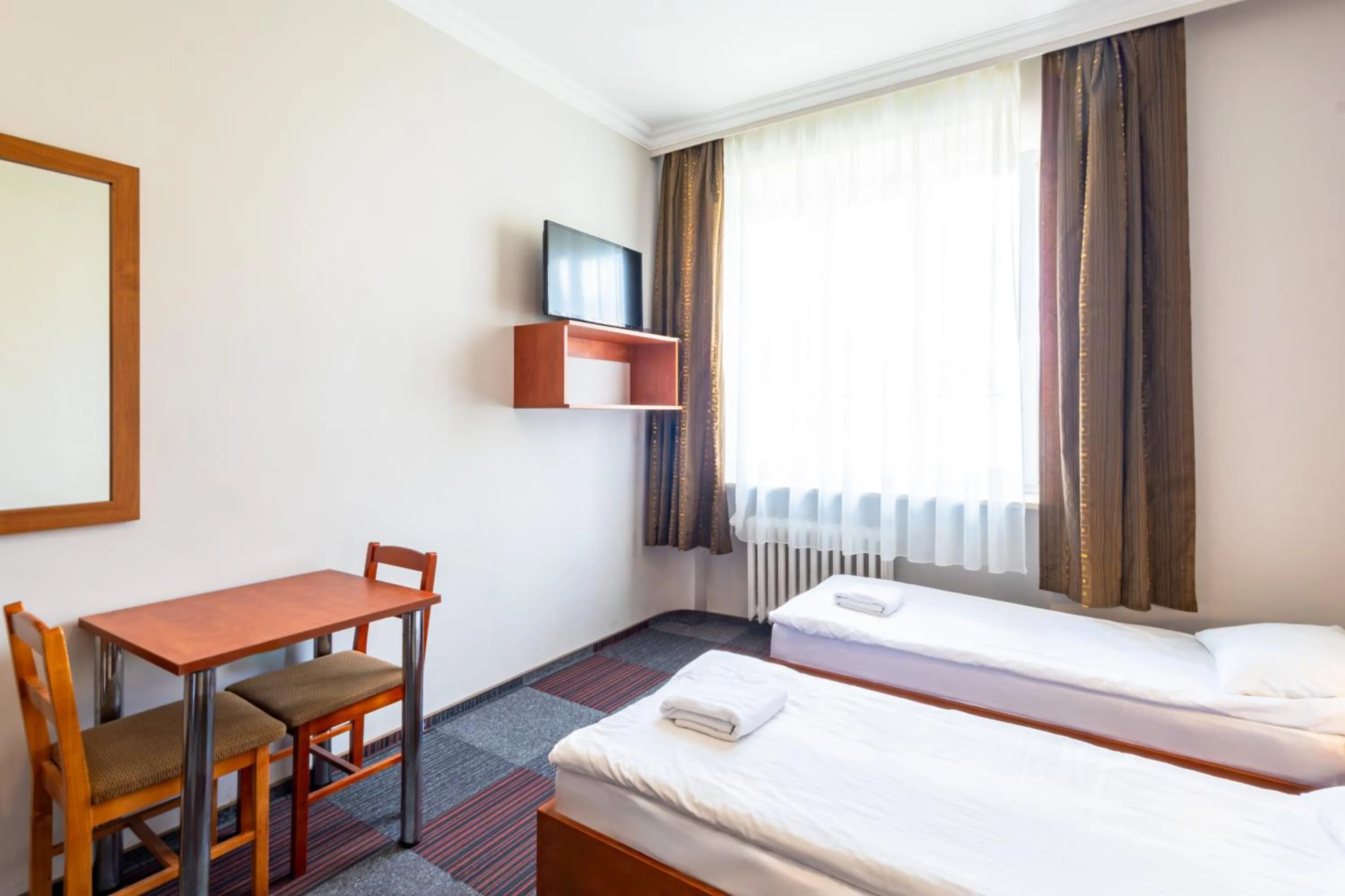 Bed in Noclegi Stadion Bed & Breakfast