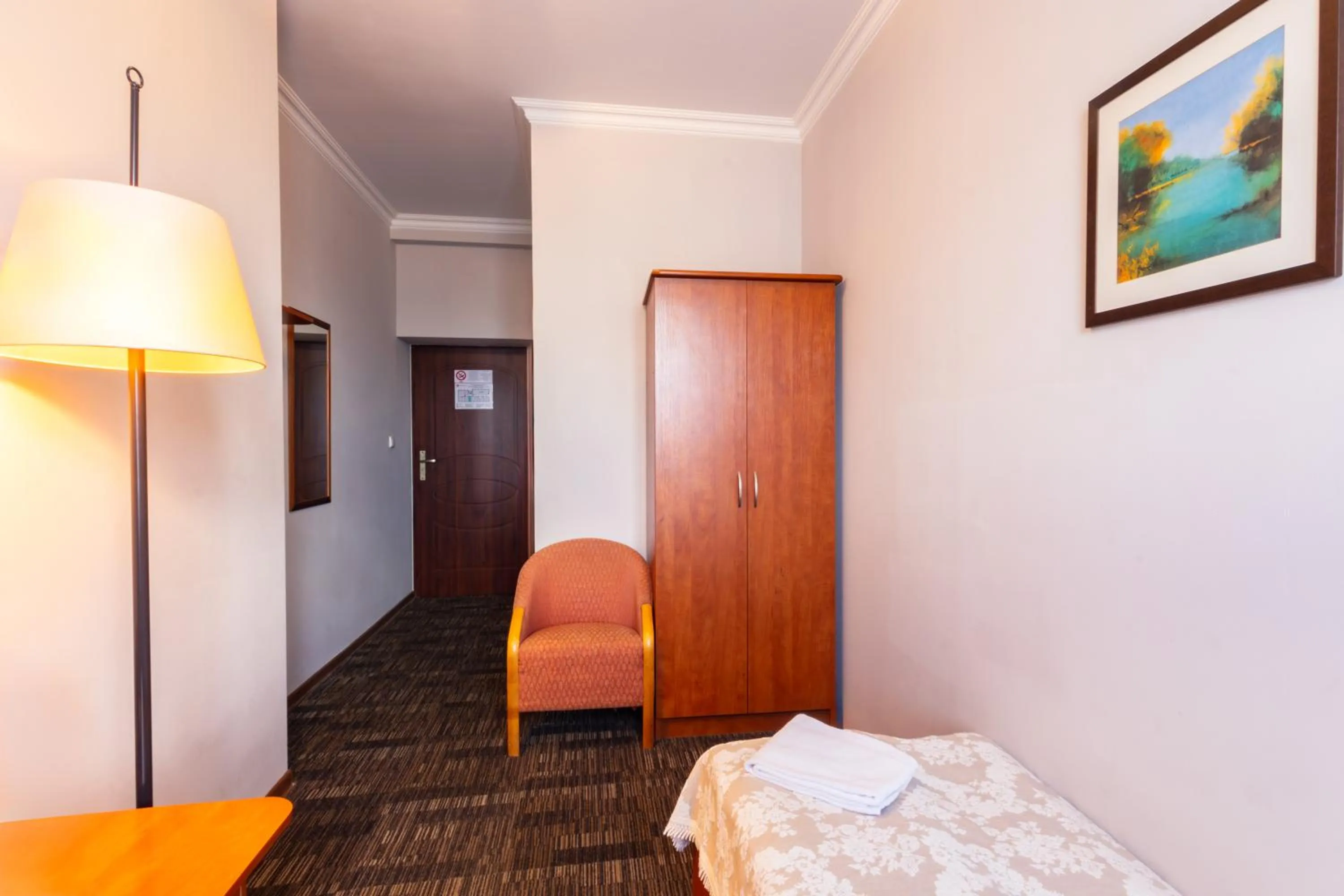 Bed in Noclegi Stadion Bed & Breakfast