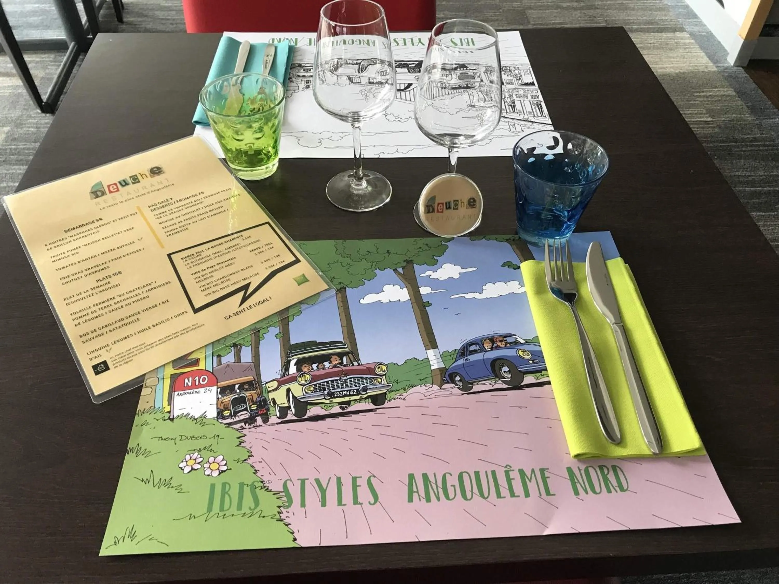 Restaurant/places to eat in ibis budget Angoulême Nord