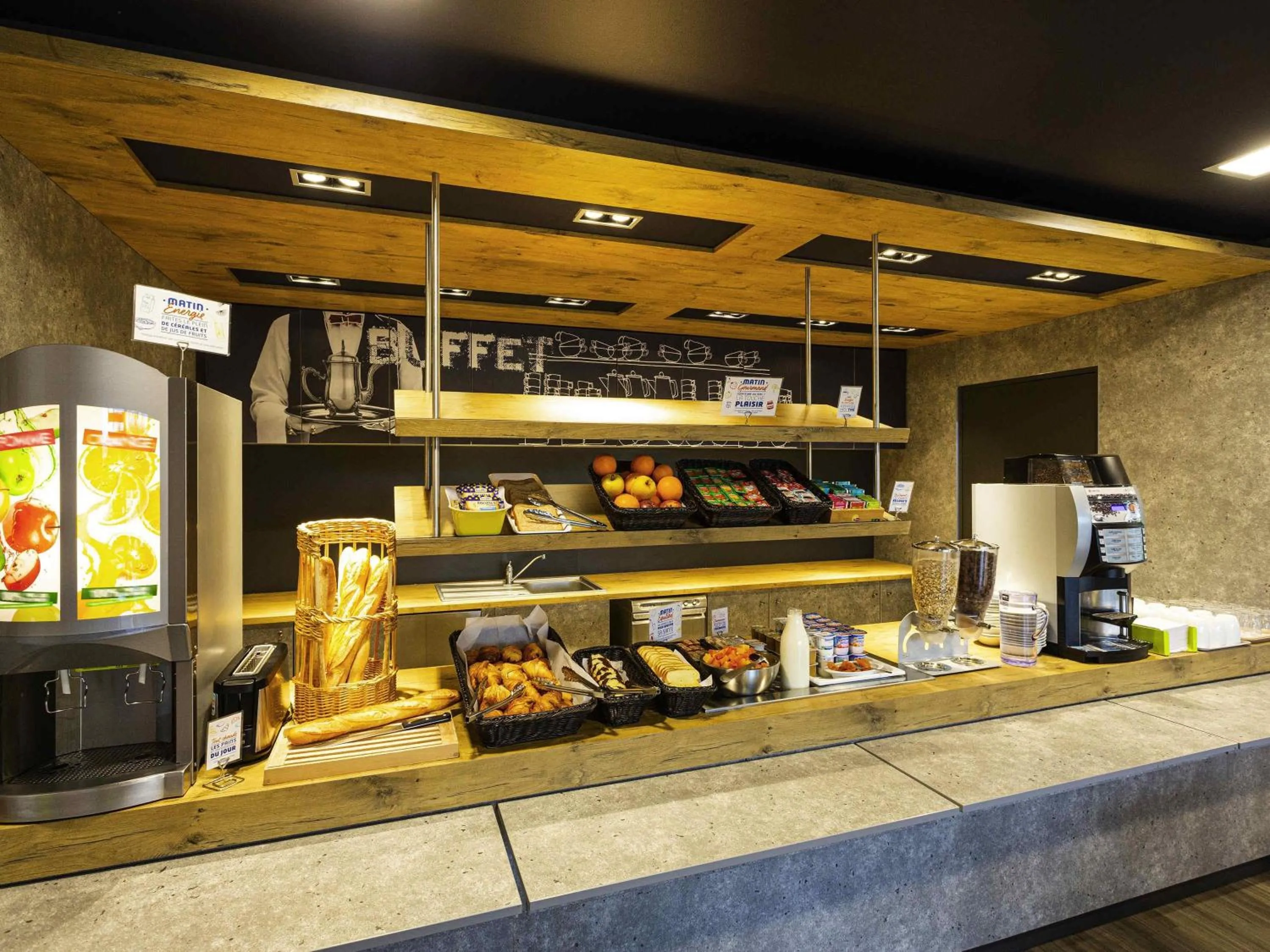 Breakfast in ibis budget Angoulême Nord