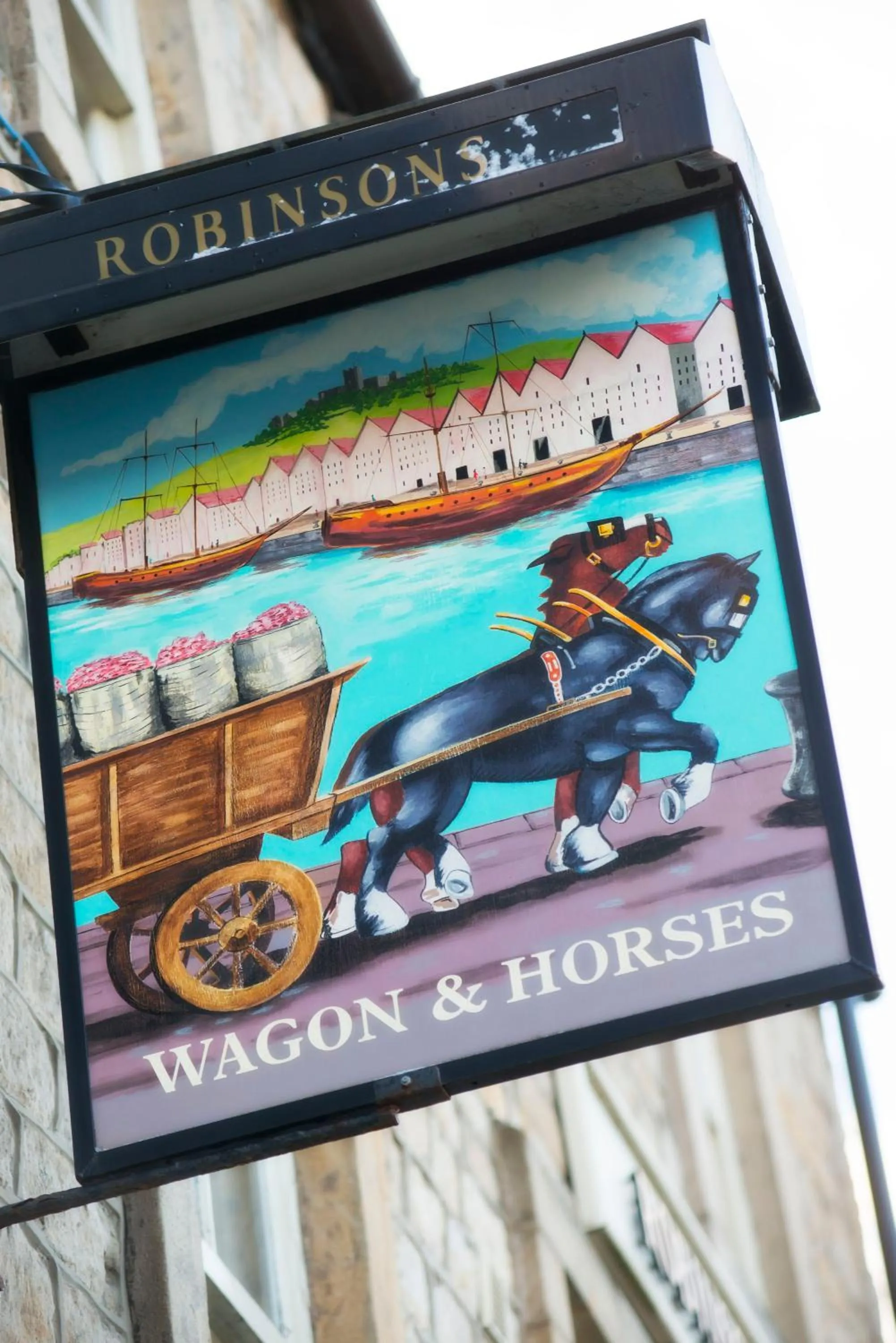 Property logo or sign in Wagon & Horses