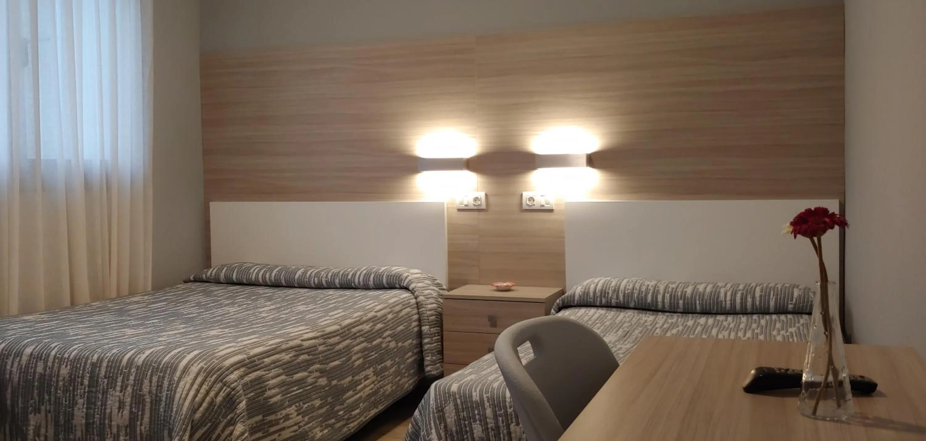 Bed in Hotel Goizalde