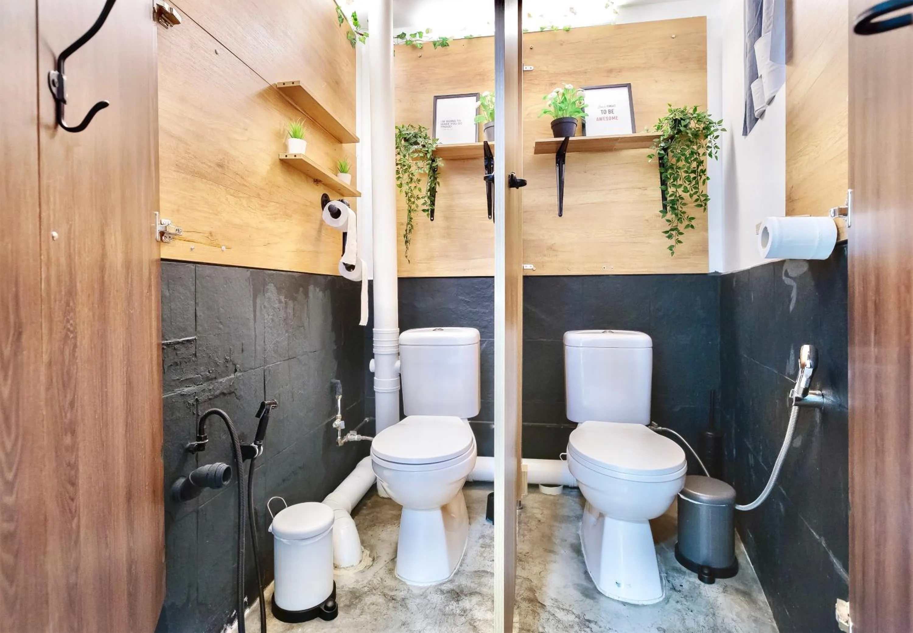 Shower in hipstercity hostel