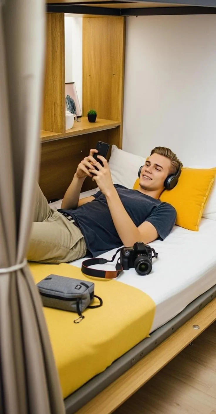 Bed in hipstercity hostel