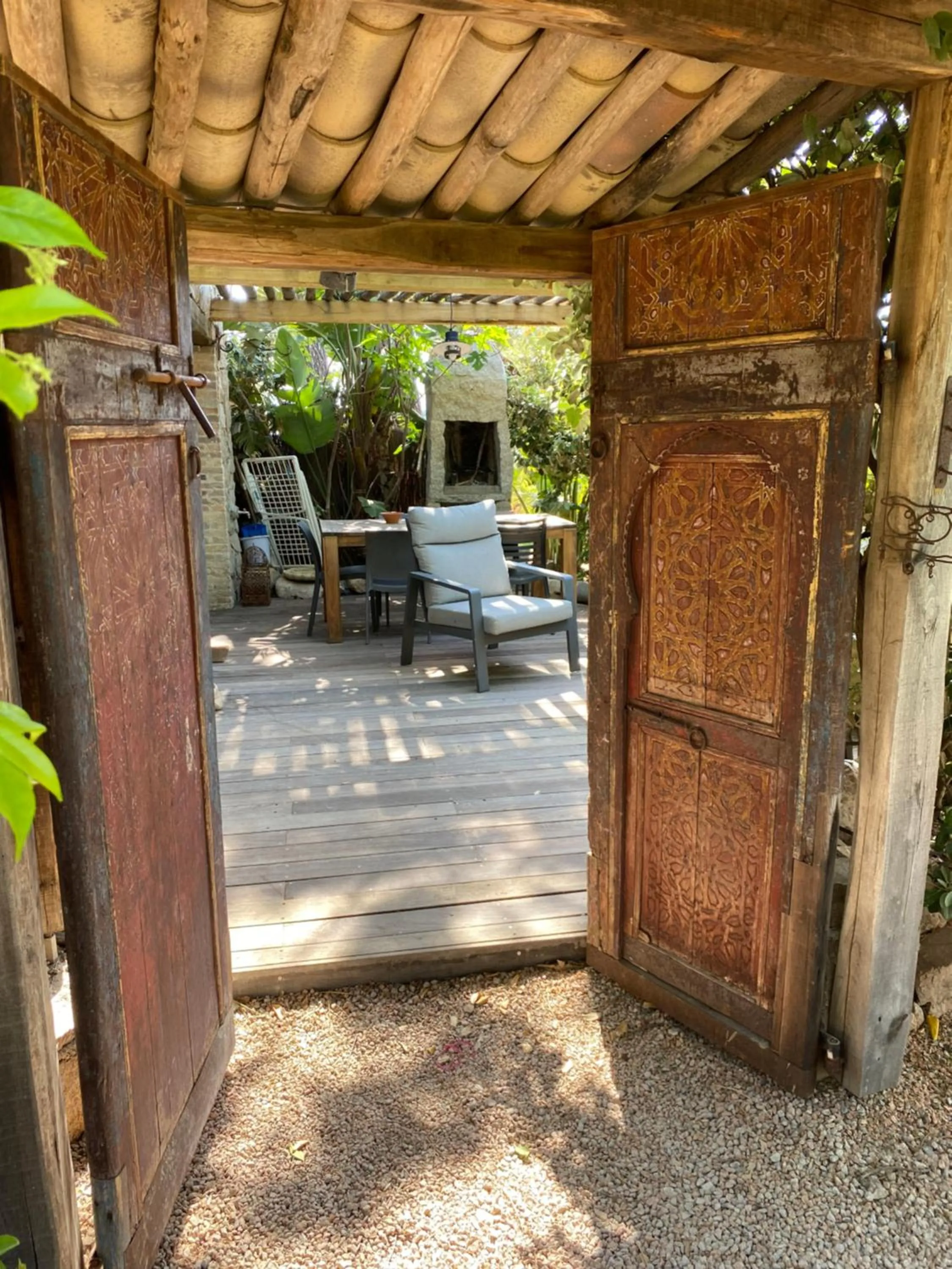 Balcony/Terrace in Maranatha, front de mer avec plage