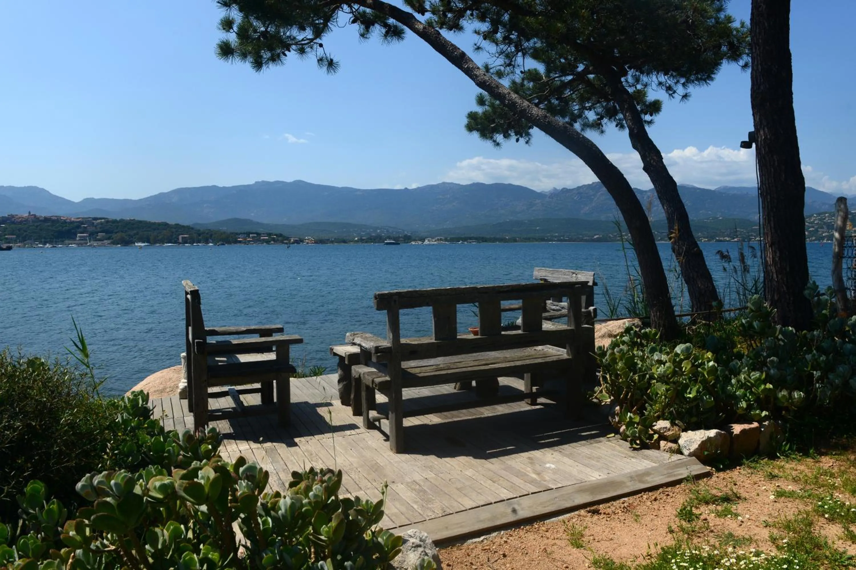Patio in Maranatha, front de mer avec plage
