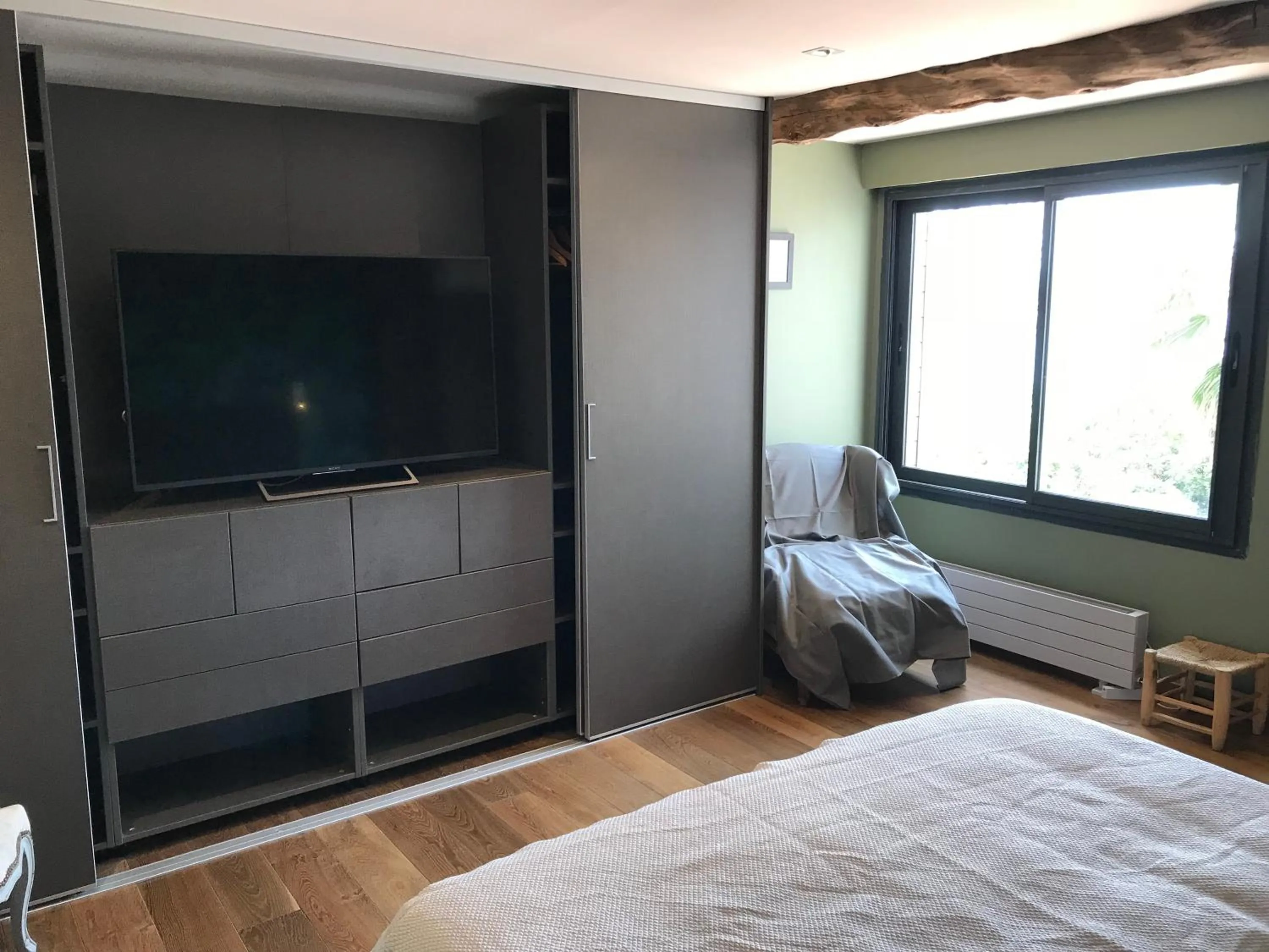 Bedroom, Bed in Maranatha, front de mer avec plage