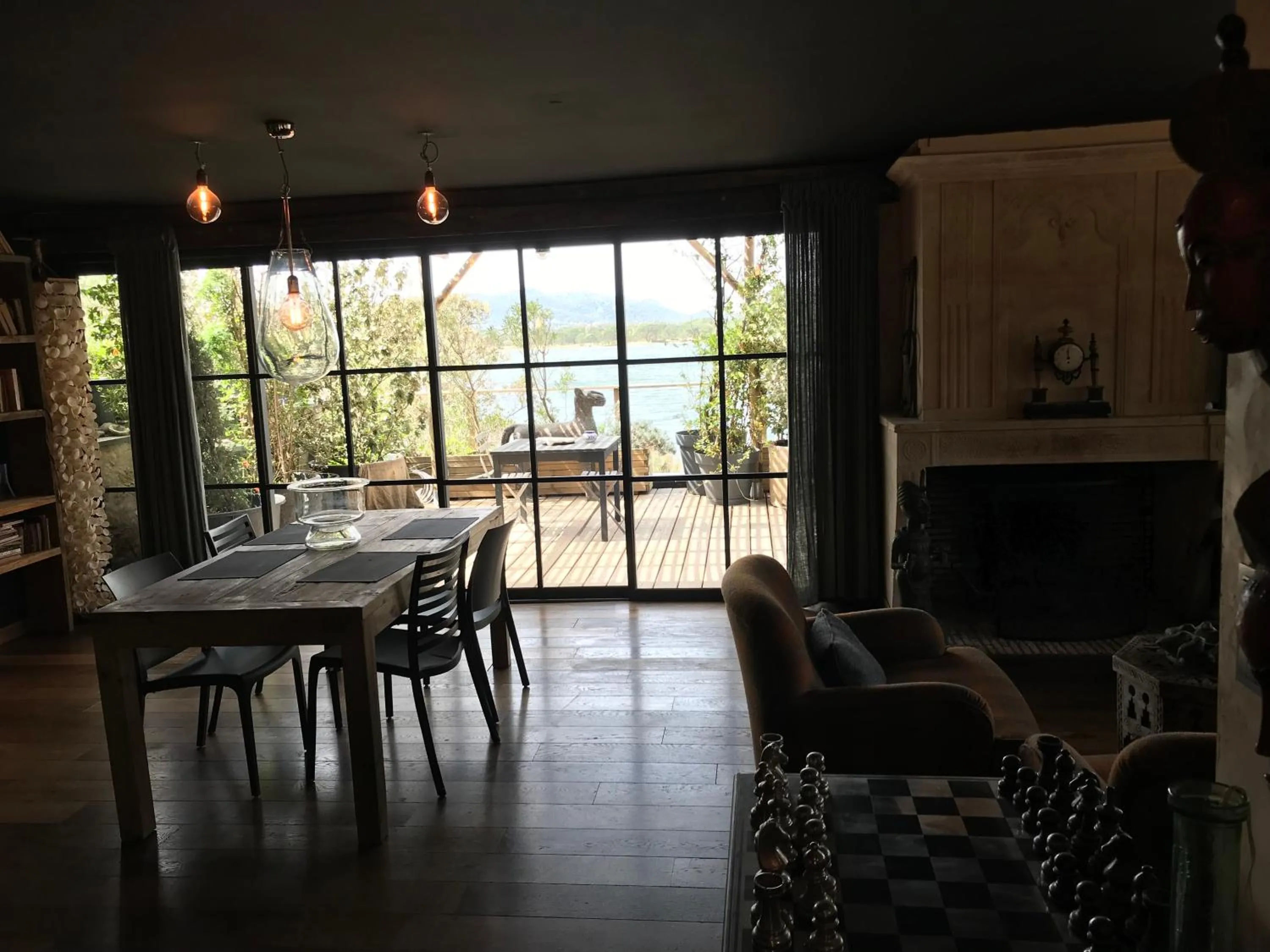 Patio in Maranatha, front de mer avec plage