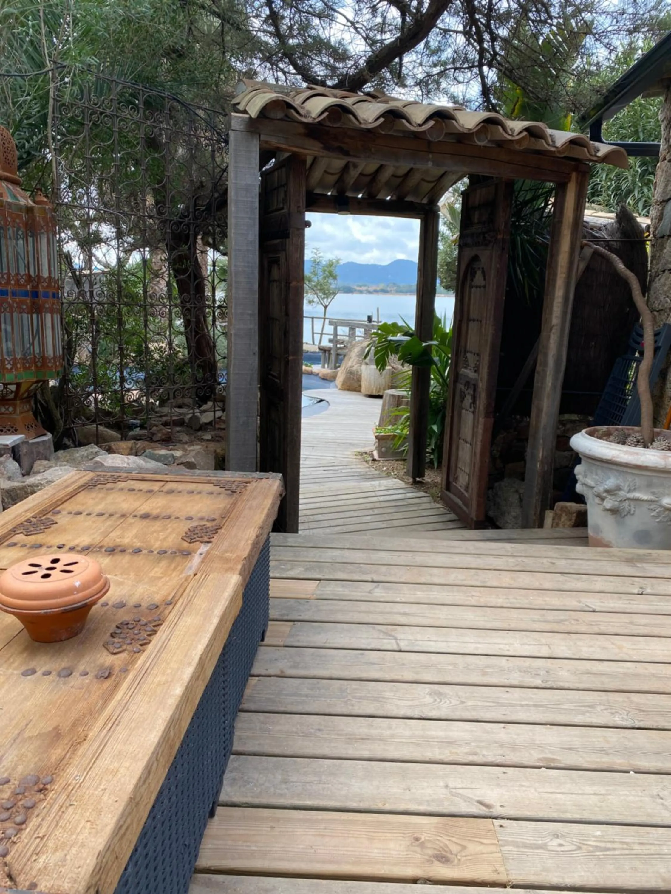 Balcony/Terrace in Maranatha, front de mer avec plage