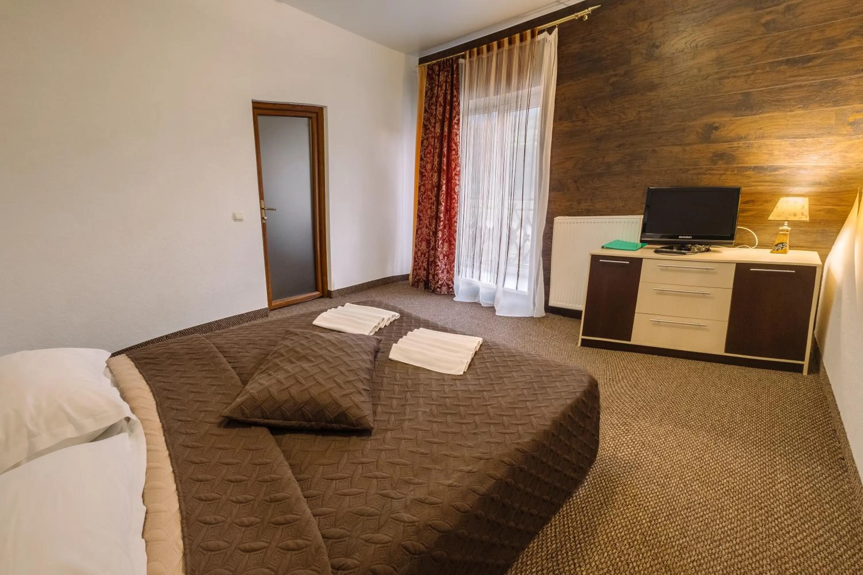 Bed in SPA Hotel Zhyva Voda