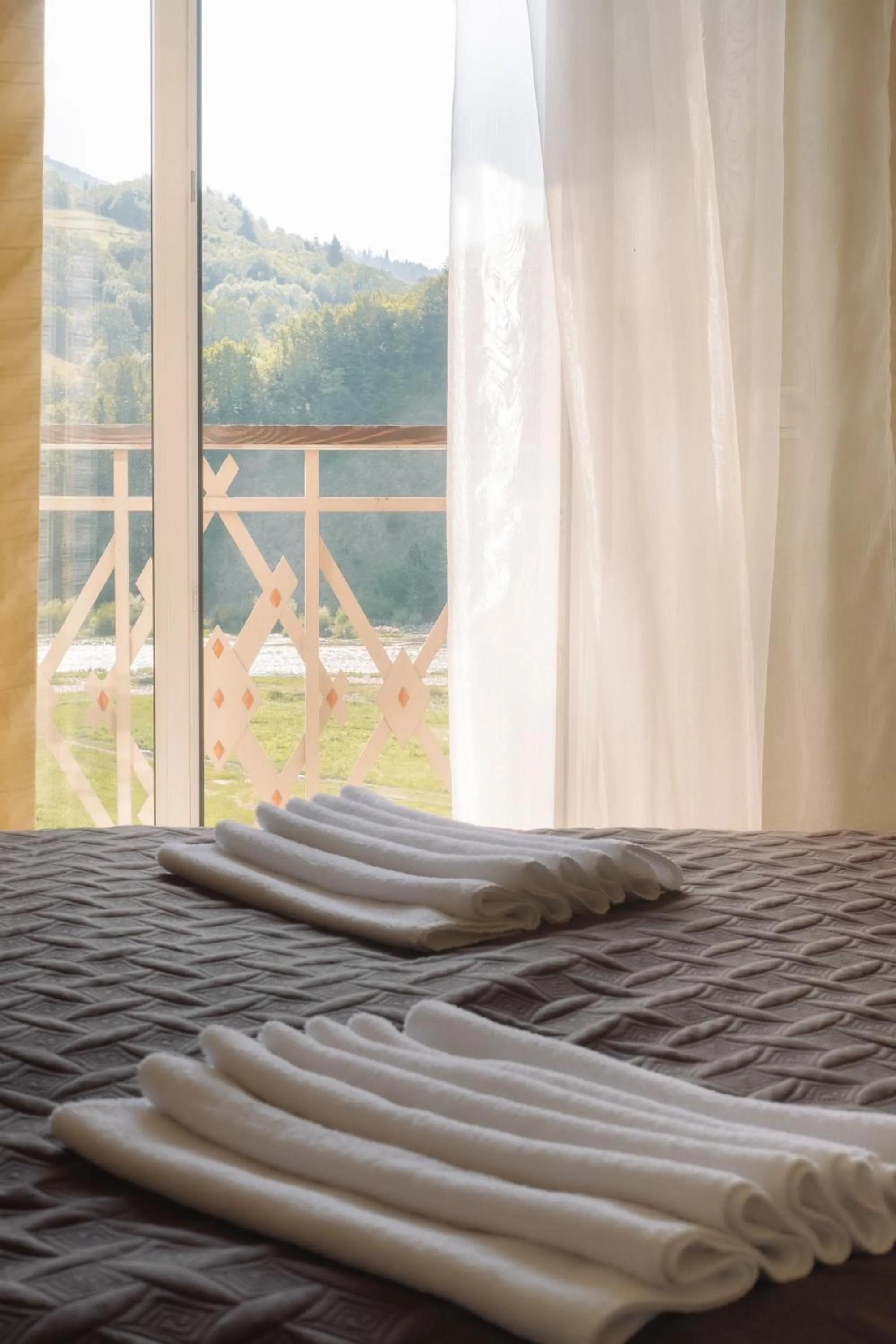 Bed in SPA Hotel Zhyva Voda