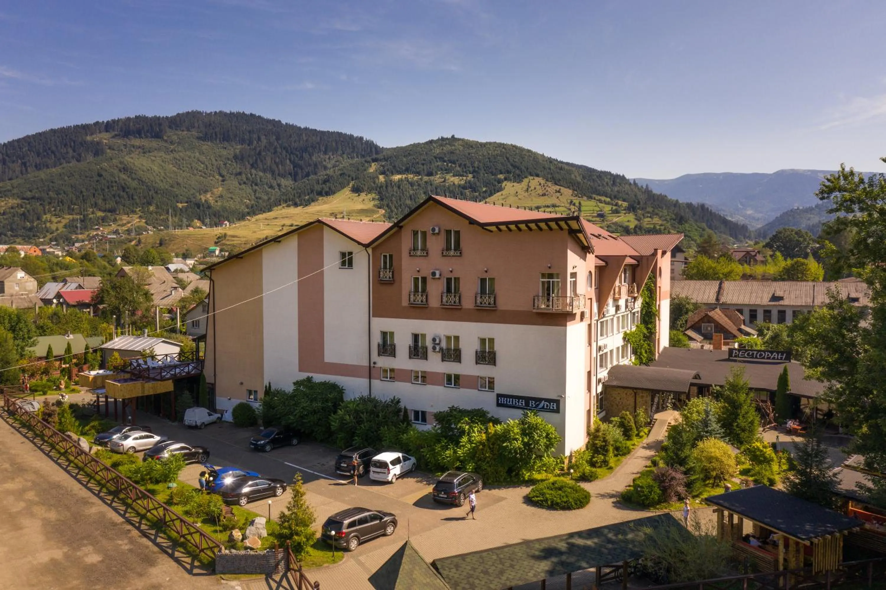 Natural landscape in SPA Hotel Zhyva Voda