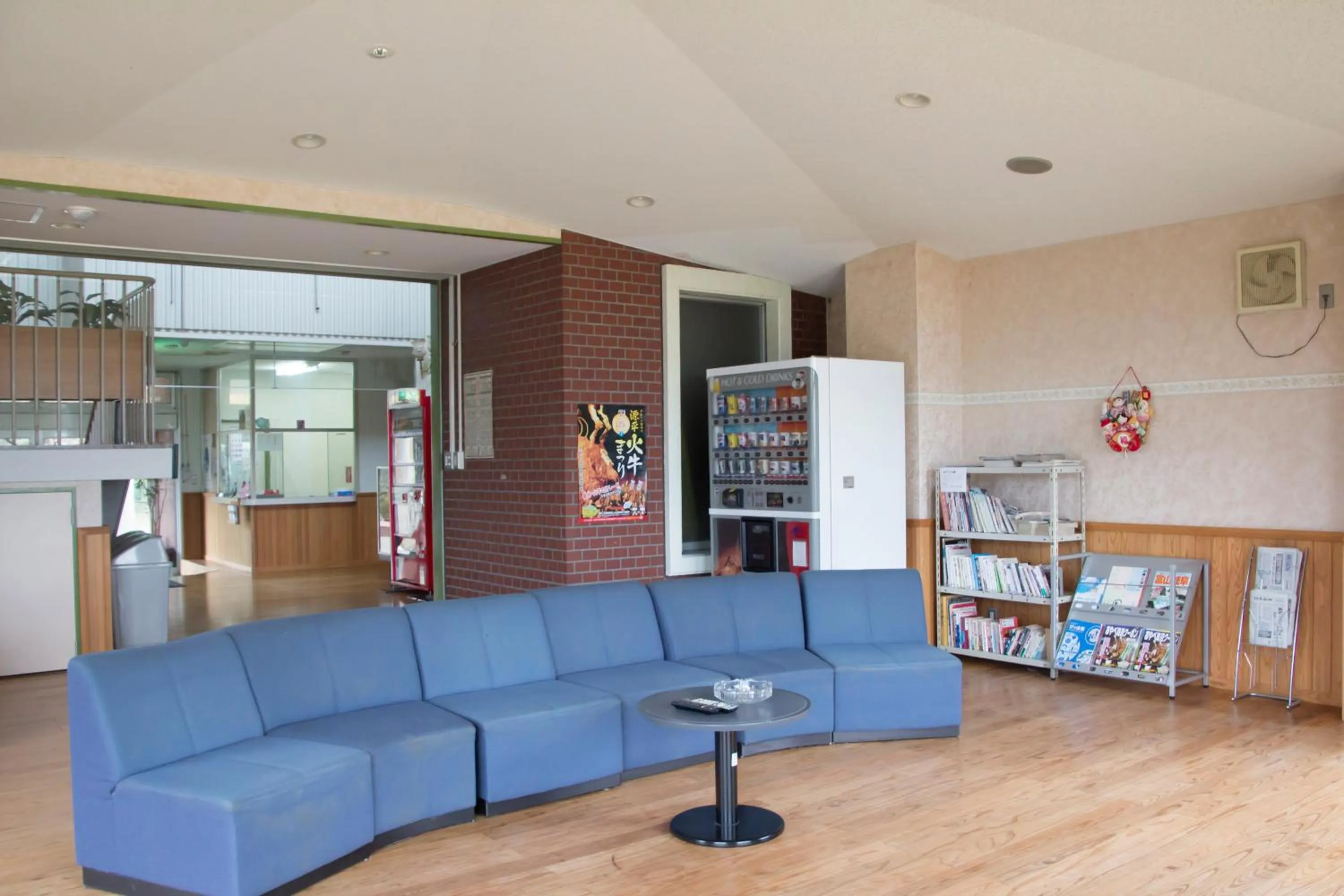 Lobby or reception in Oyabe City Cycling Terminal