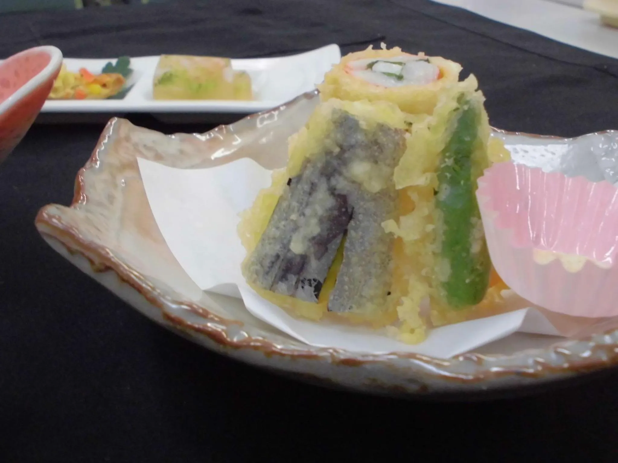 Food close-up in Oyabe City Cycling Terminal
