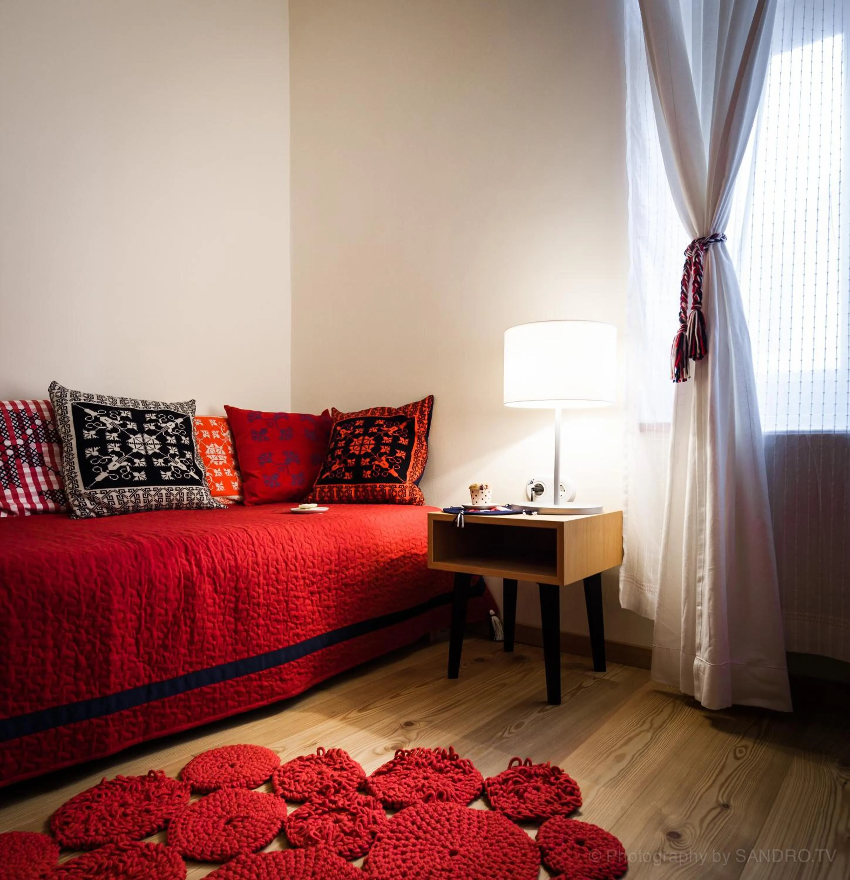 Bed in Pr'Gavedarjo Eco Heritage B&B