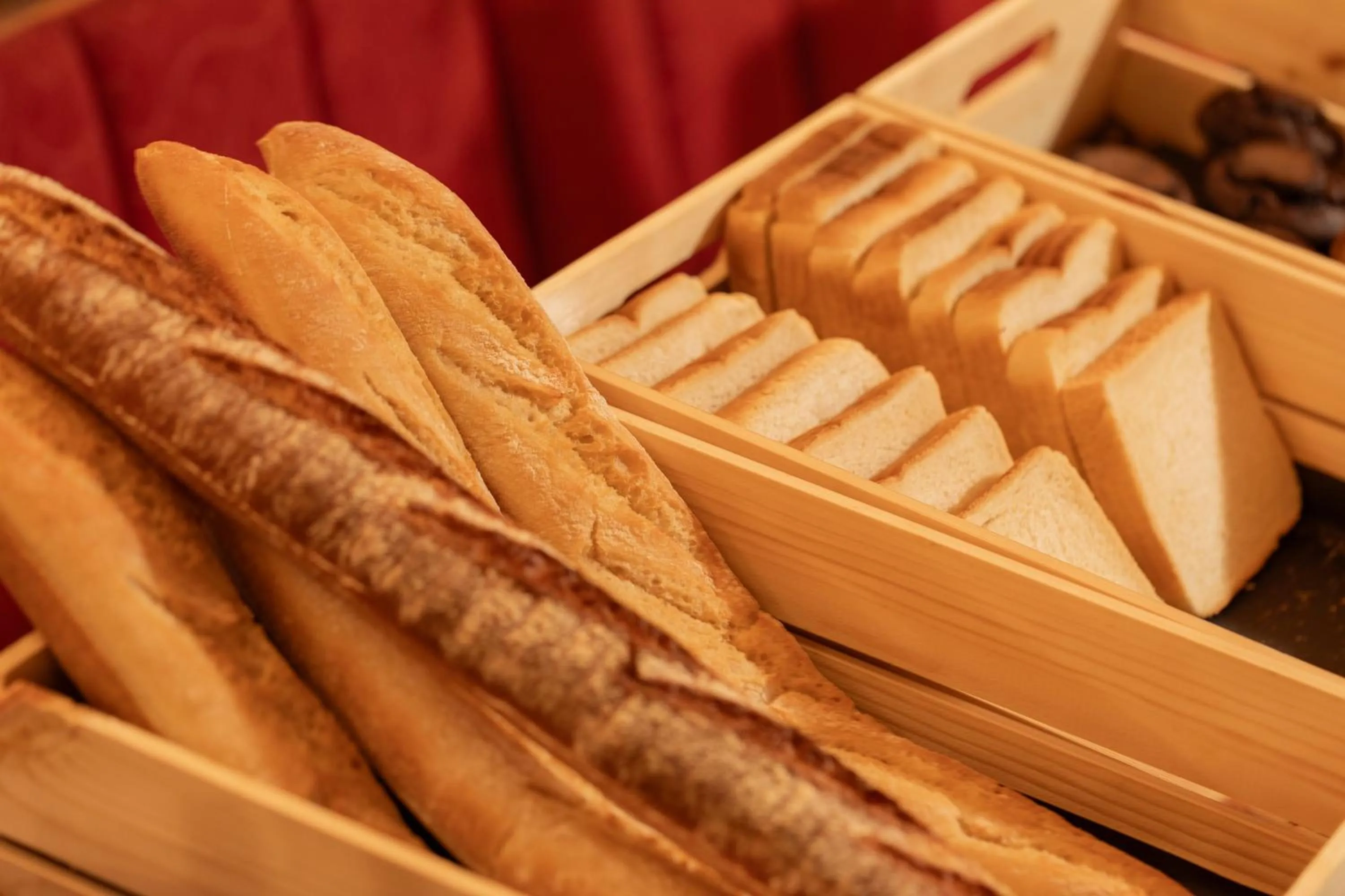 Buffet breakfast in AR Bolero park