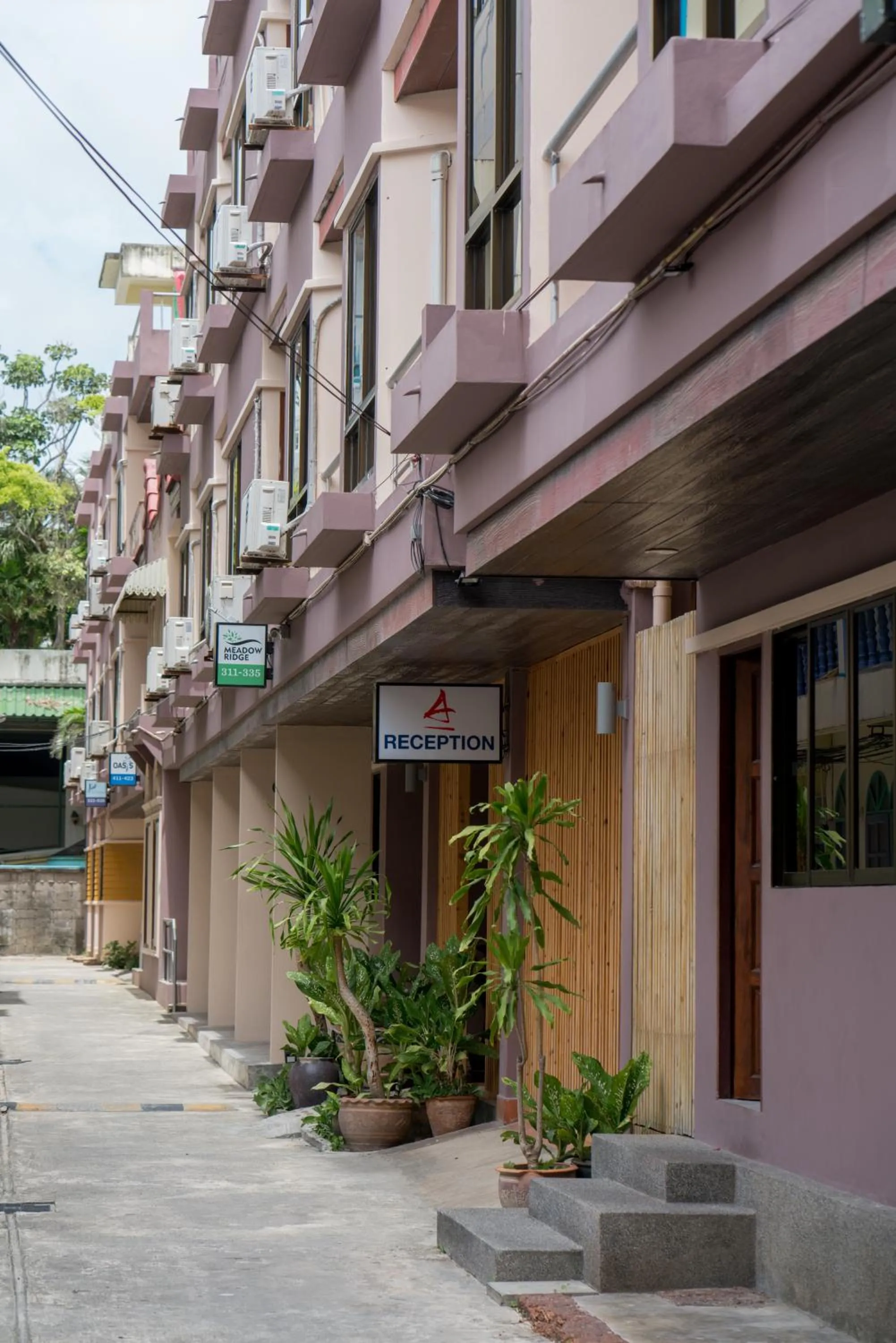 Facade/entrance in Amarin Hotel Patong