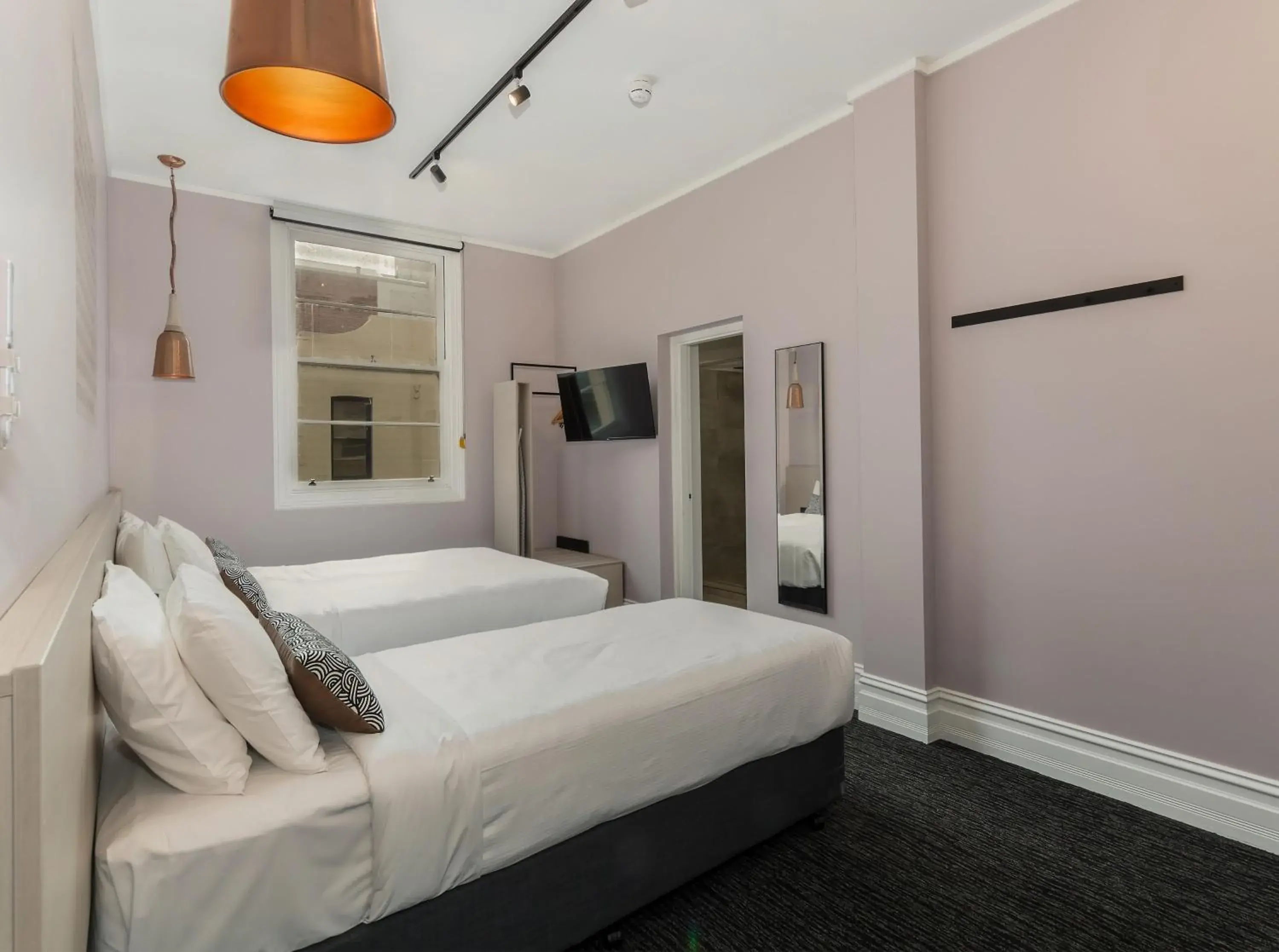 Bedroom, Bed in Nightcap at Belgian Beer Cafe Bedroom, Bed in Nightcap at Belgian Beer Cafe