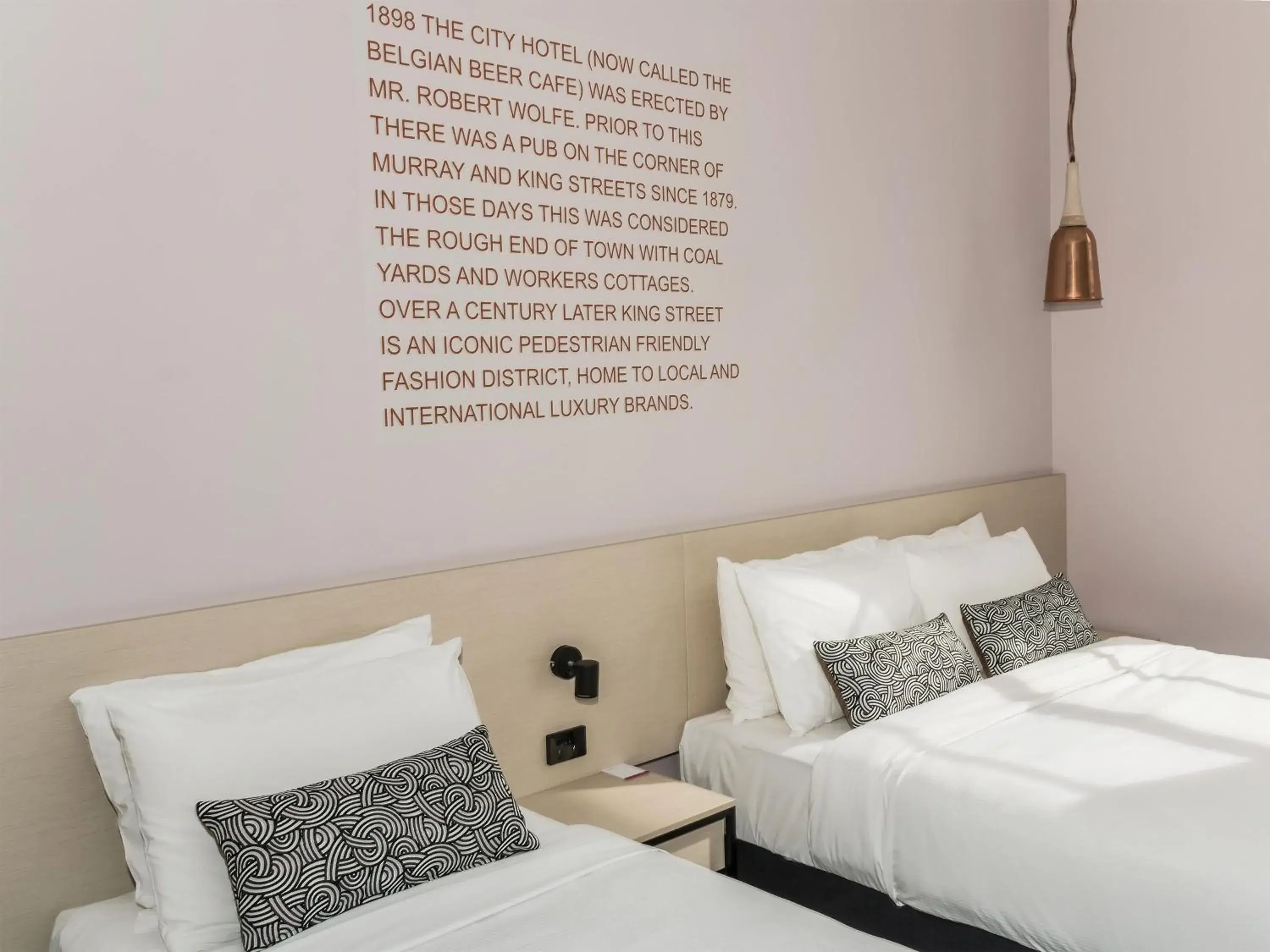 Bedroom, Bed in Nightcap at Belgian Beer Cafe Bedroom, Bed in Nightcap at Belgian Beer Cafe