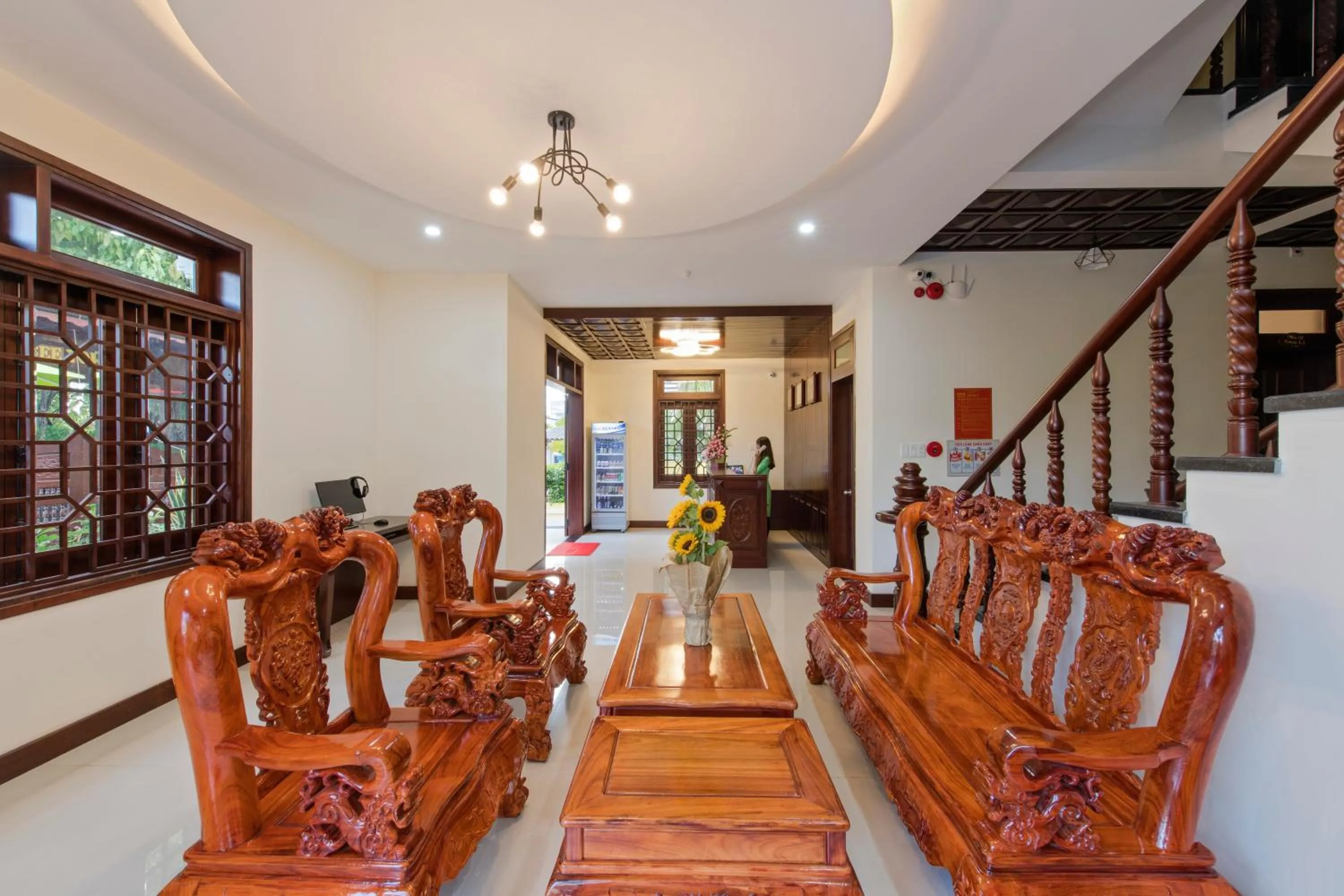 Lobby or reception in Green Hill Villa