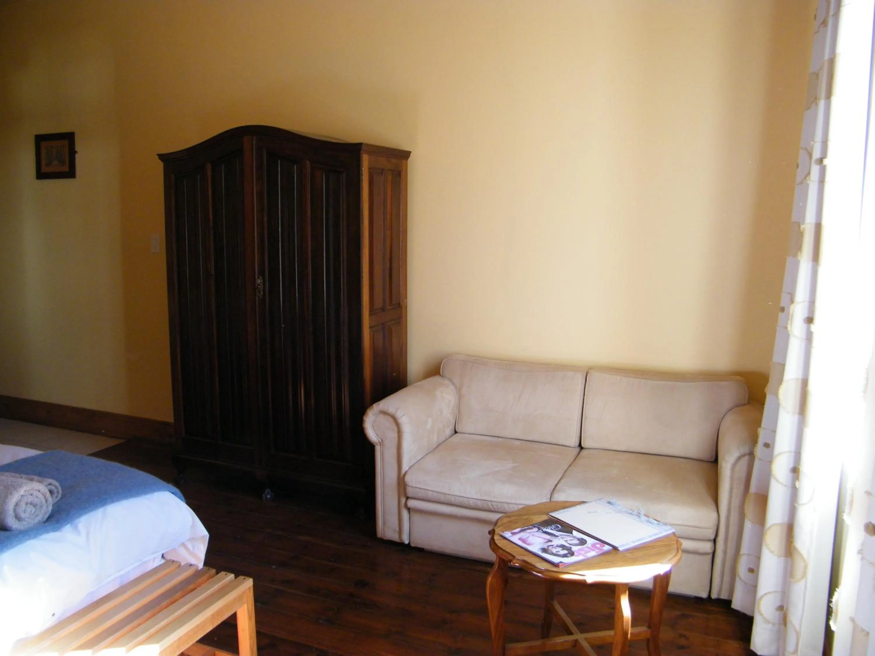 Seating area in Angler and Antelope Guesthouse
