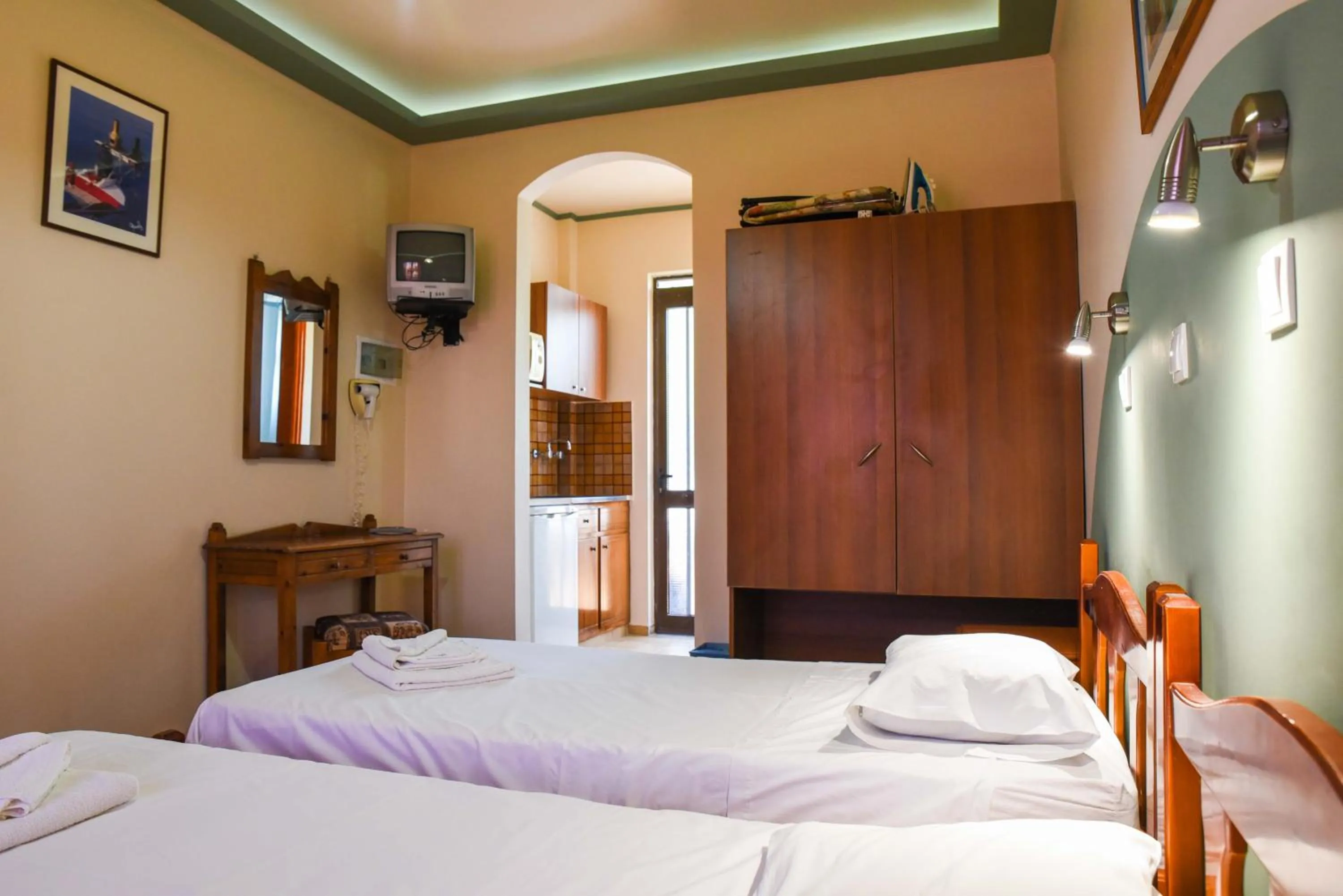 Bedroom, Bed in Chrysoula Hotel