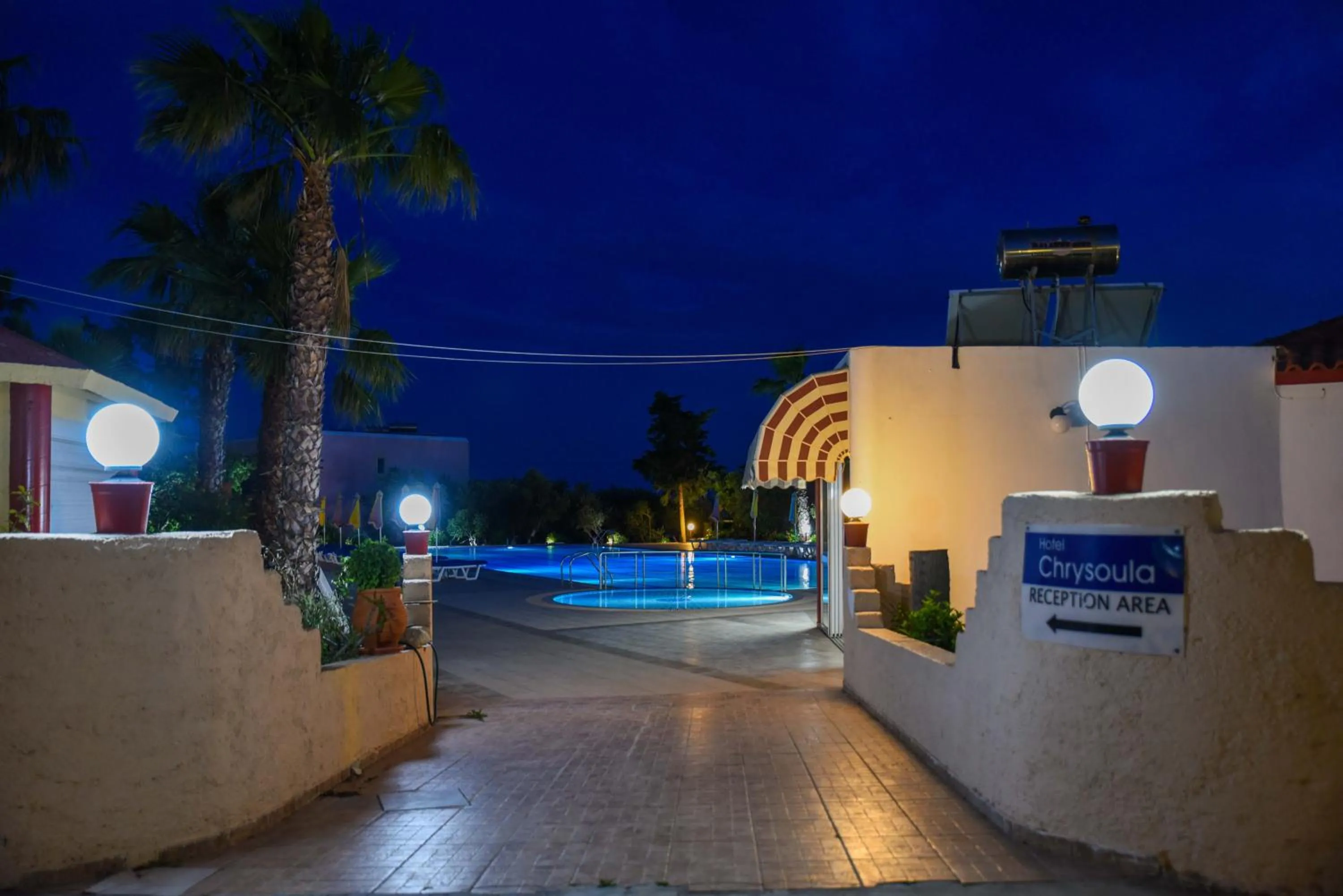 Garden in Chrysoula Hotel