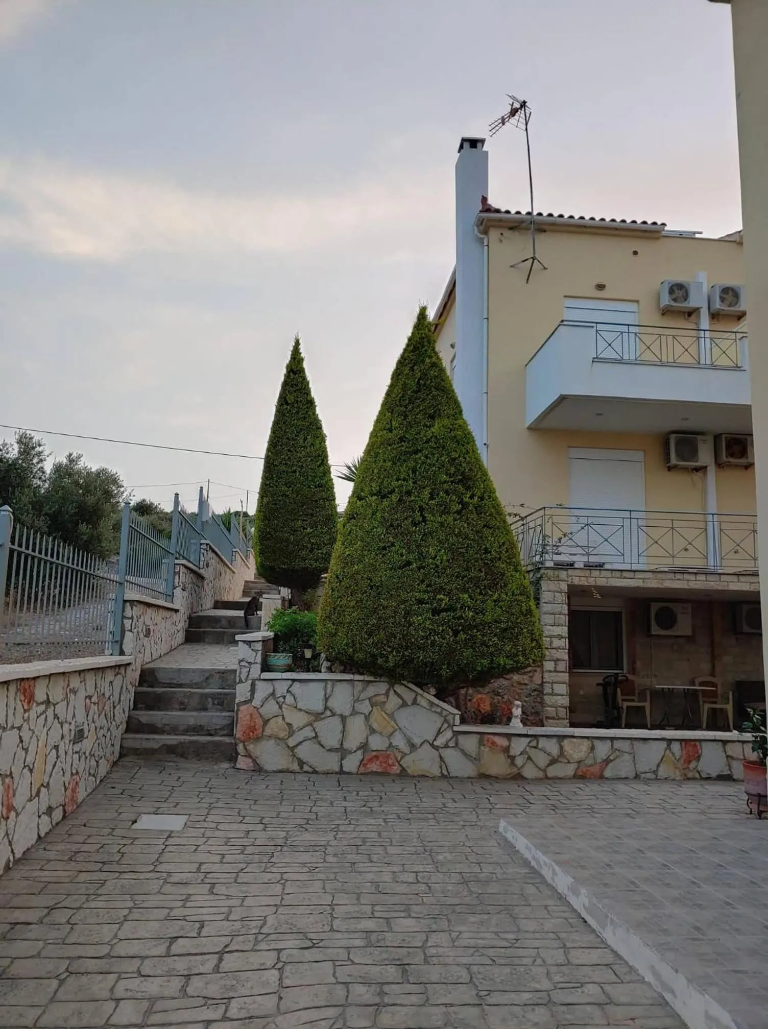 Property building in Villa Christine - Maisonettes with fireplace