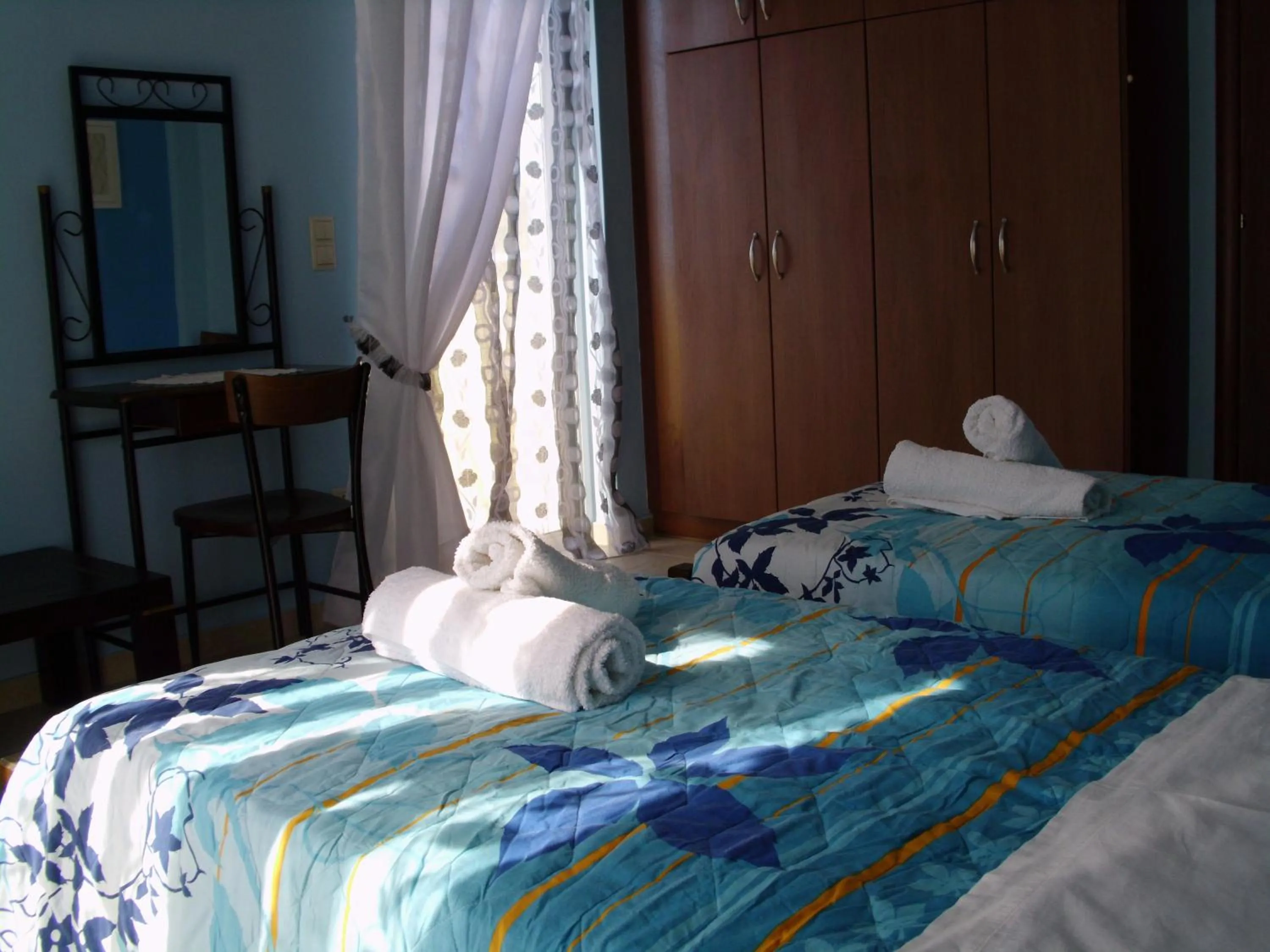 Bed in Villa Christine - Maisonettes with fireplace