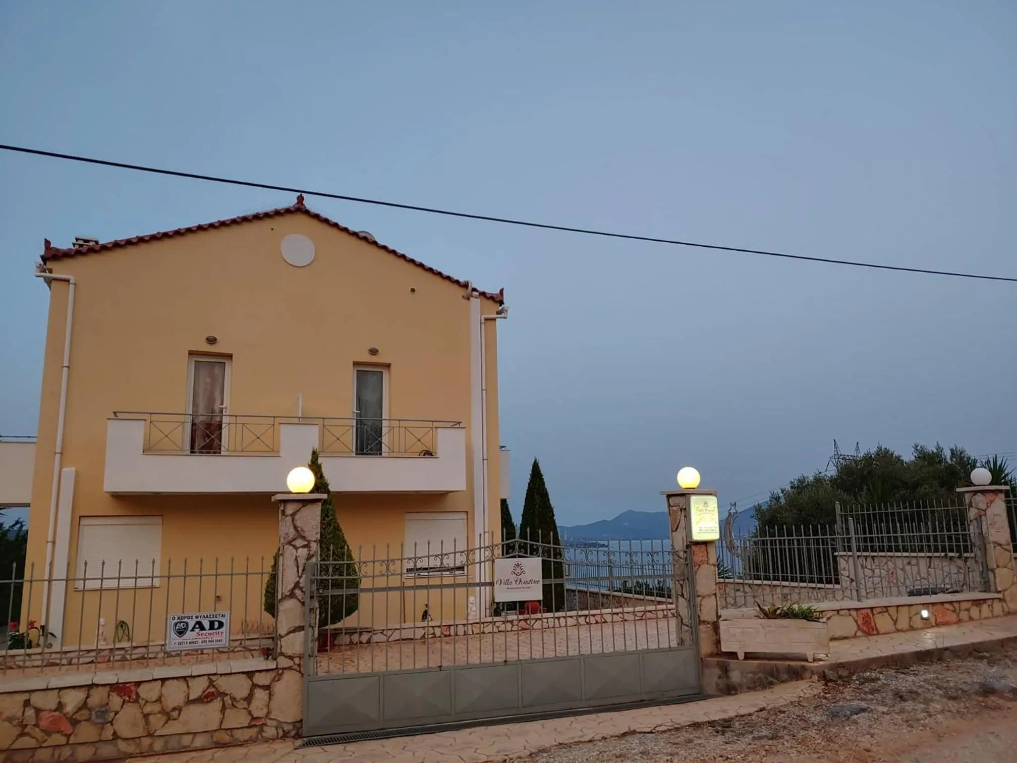 Property building in Villa Christine - Maisonettes with fireplace